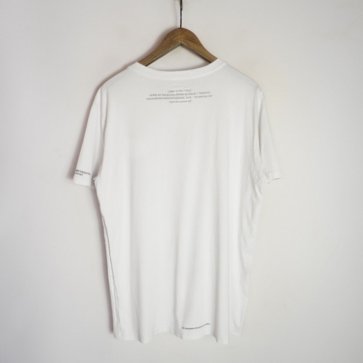 Takahiromiyashita The Soloist. The Grunge Years "Touch Me I'm Sick" Kurt Cobain Tee Size US XL / EU 56 / 4 - 2 Thumbnail