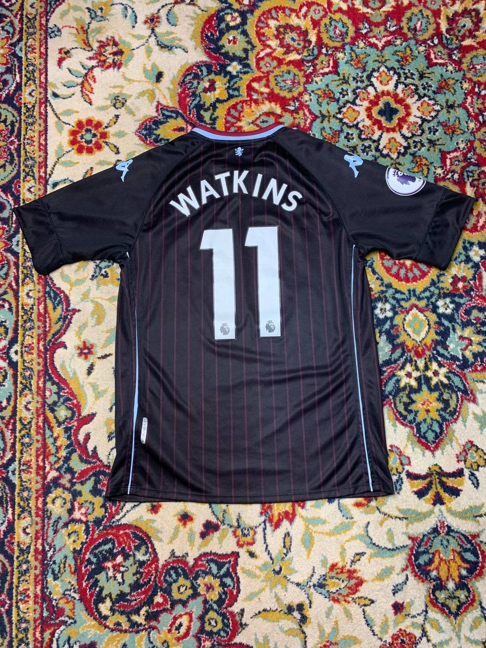 Kappa ASTON VILLA FOOTBALL SHIRT SOCCER JERSEY PLAYER WATKINS Size US L / EU 52-54 / 3 - 2 Thumbnail
