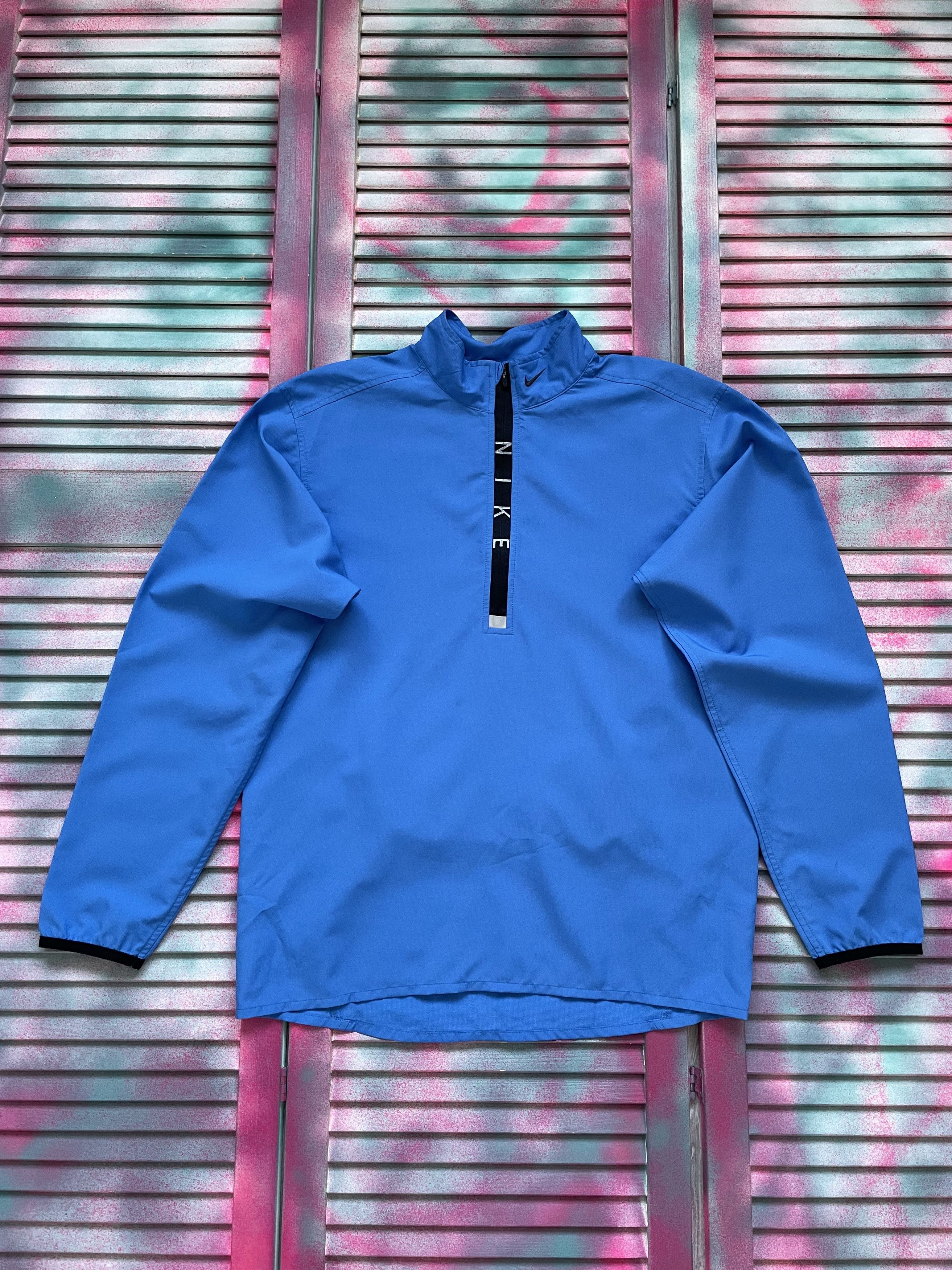 Nike Vintage 90s Nike Sport Running Mini Swoosh Light Jacket Size US M / EU 48-50 / 2 - 1 Thumbnail