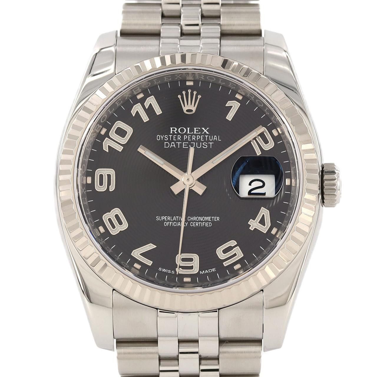 Rolex Rolex Rolex Datejust Stainless Steel White Gold Watch Metal Automatic 116234 DUTY FREE for USA Size ONE SIZE - 1 Thumbnail