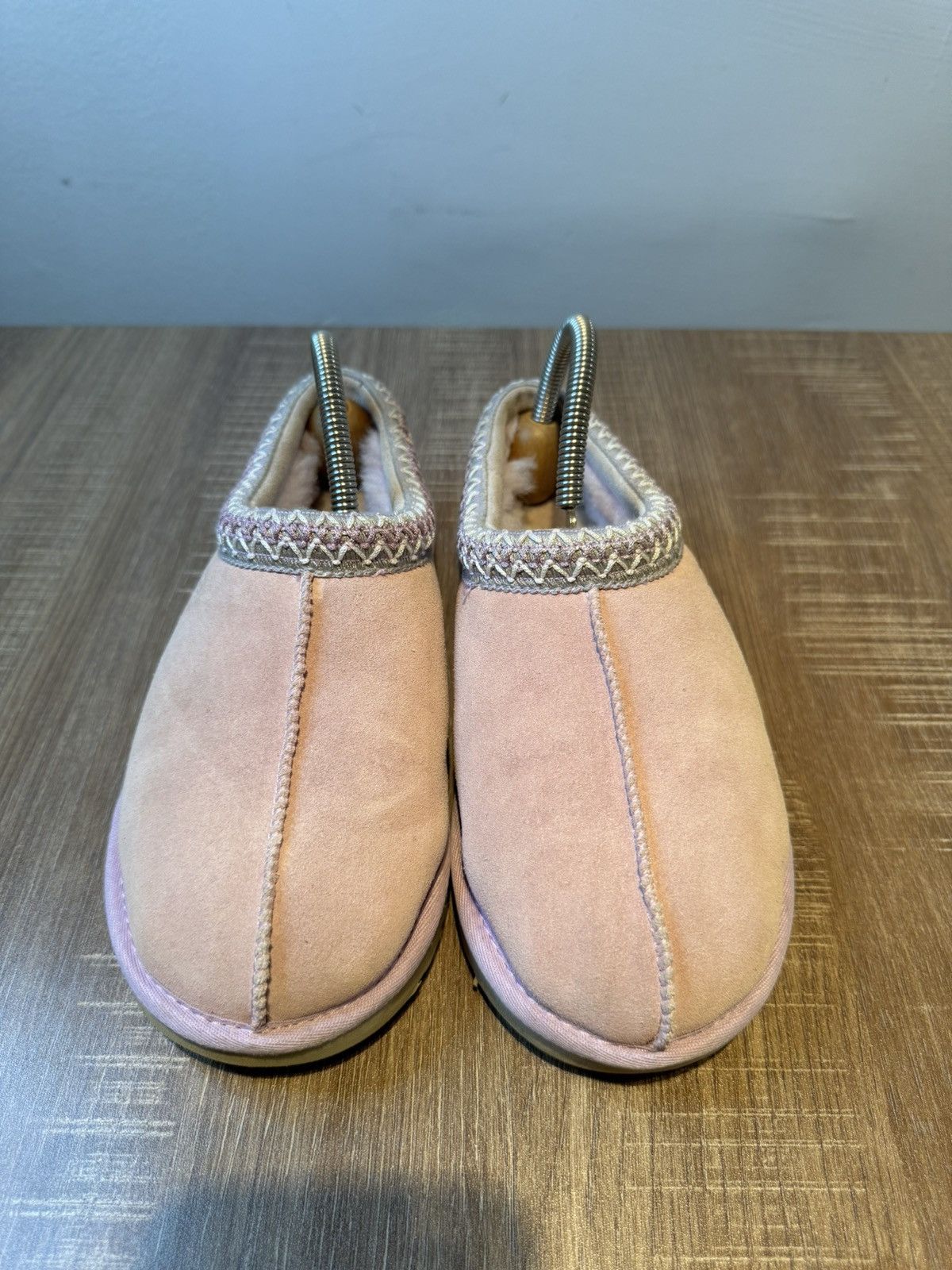 Ugg Ugg Pink Tasman Slipper Suede Fur Clog Shoes Slip On Size 7 Size US 7 / IT 37 - 3 Thumbnail