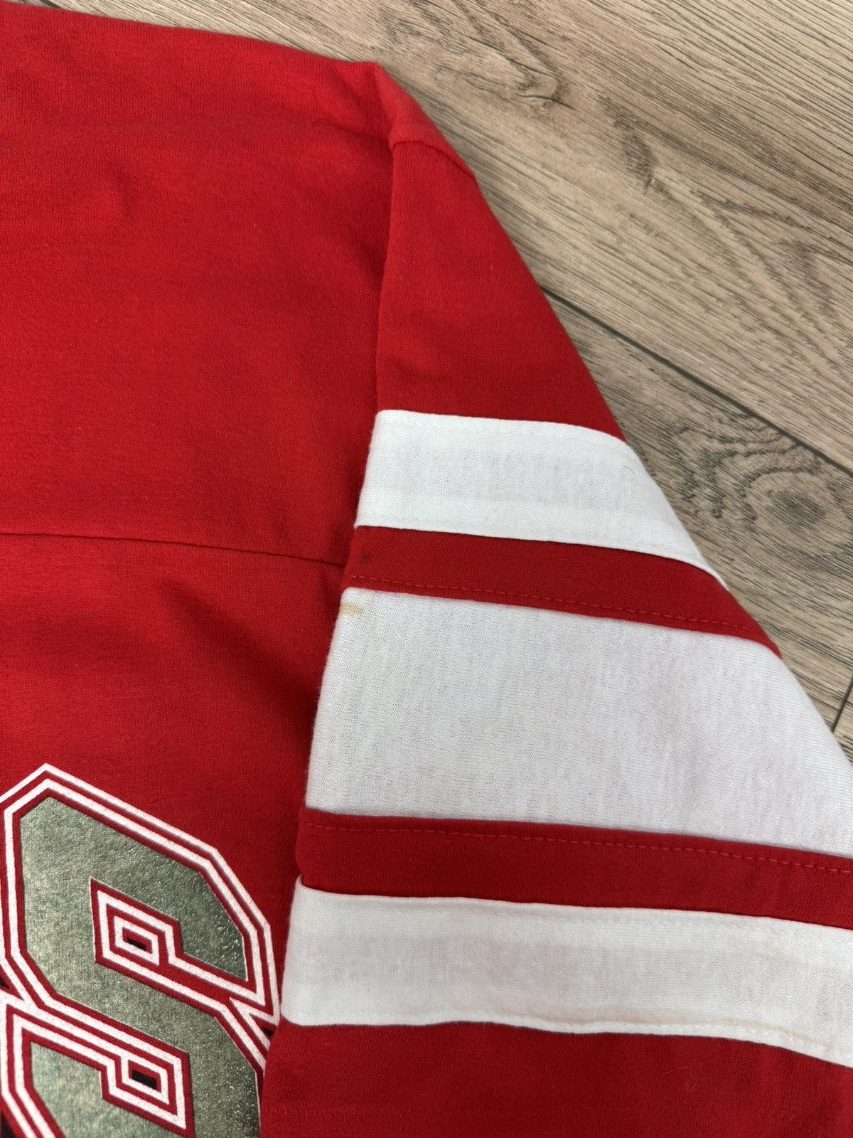 NFL Vintage NFL Logo 7 80s San Francisco 49ers Jersey Made USA Size US L / EU 52-54 / 3 - 11 Thumbnail