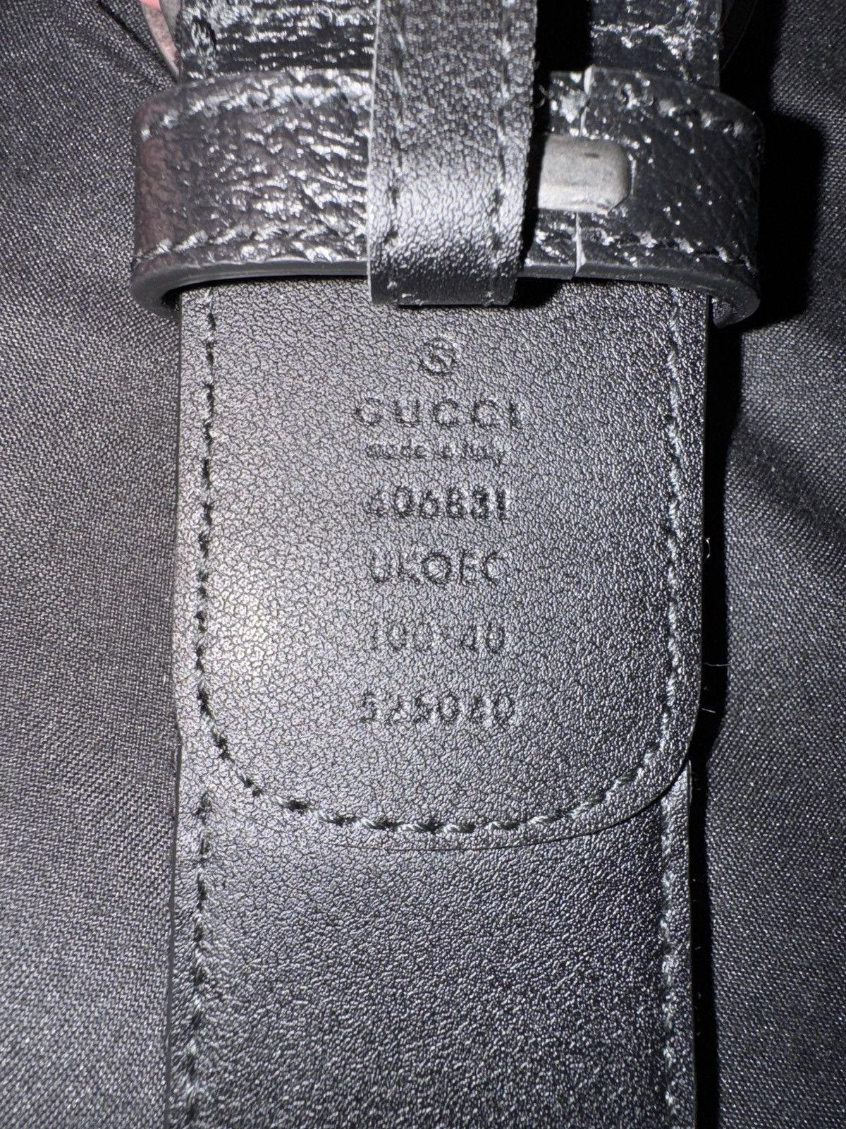 Gucci Black Marmont Jumbo Belt Size 40 - 4 Thumbnail