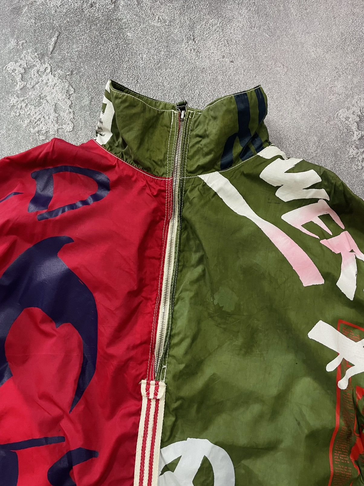 JET SET Vintage 90’s JET SET Nylon Multi Colour Half Zip Ski Jacket Size US XL / EU 56 / 4 - 11 Thumbnail