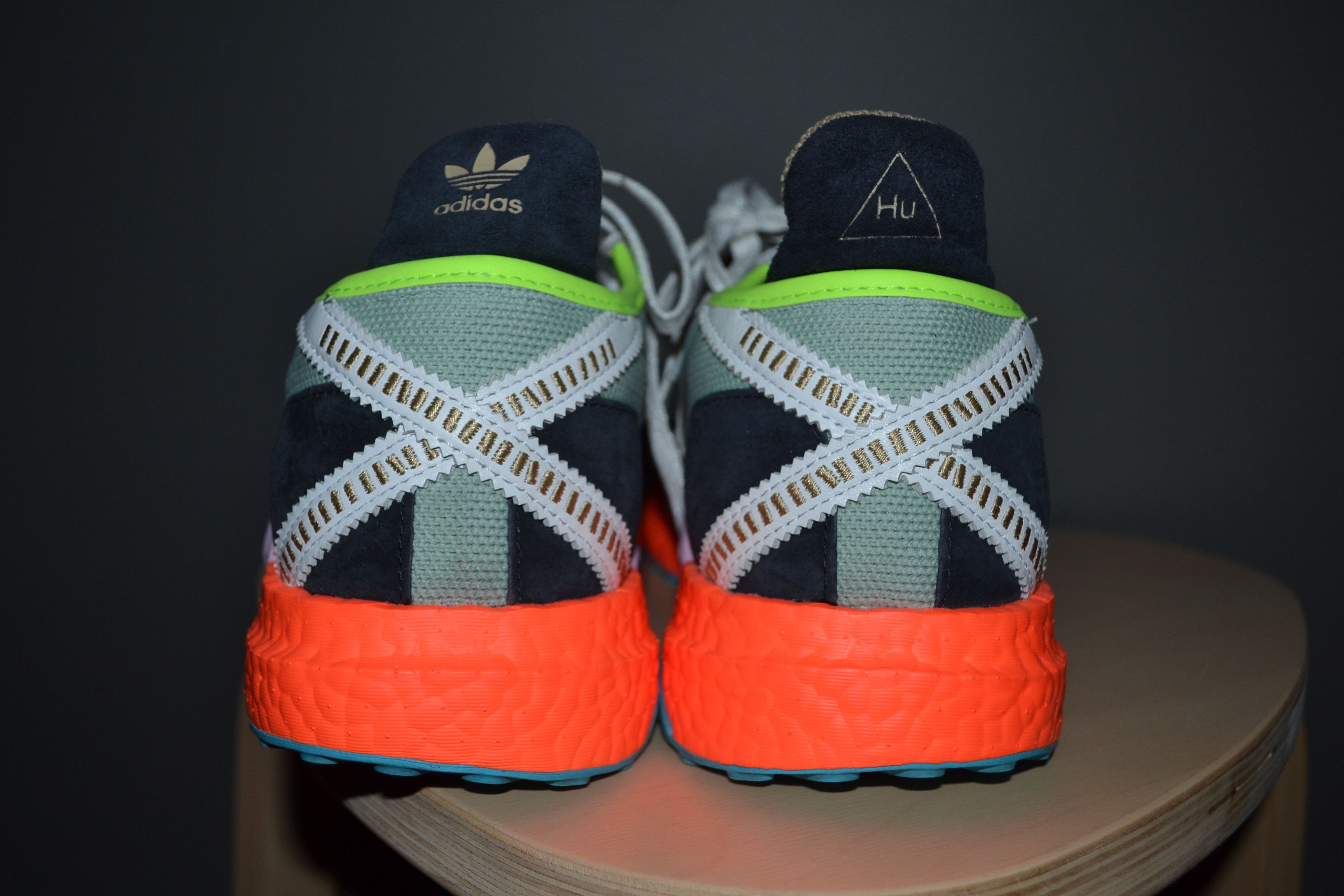 Adidas Adidas Pharrell Williams Nigo Tokyo Solar Hu 10 vert S42576 Size US 10 / EU 43 - 4 Thumbnail