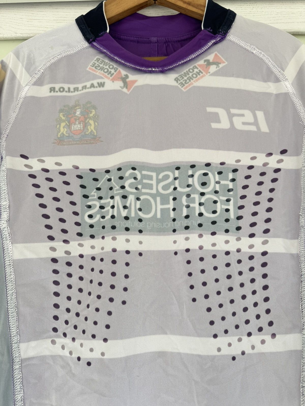 Vintage Josh Charnley #2 Wigan Warriors Match Worn 2014 Away Jersey Size US L / EU 52-54 / 3 - 10 Thumbnail