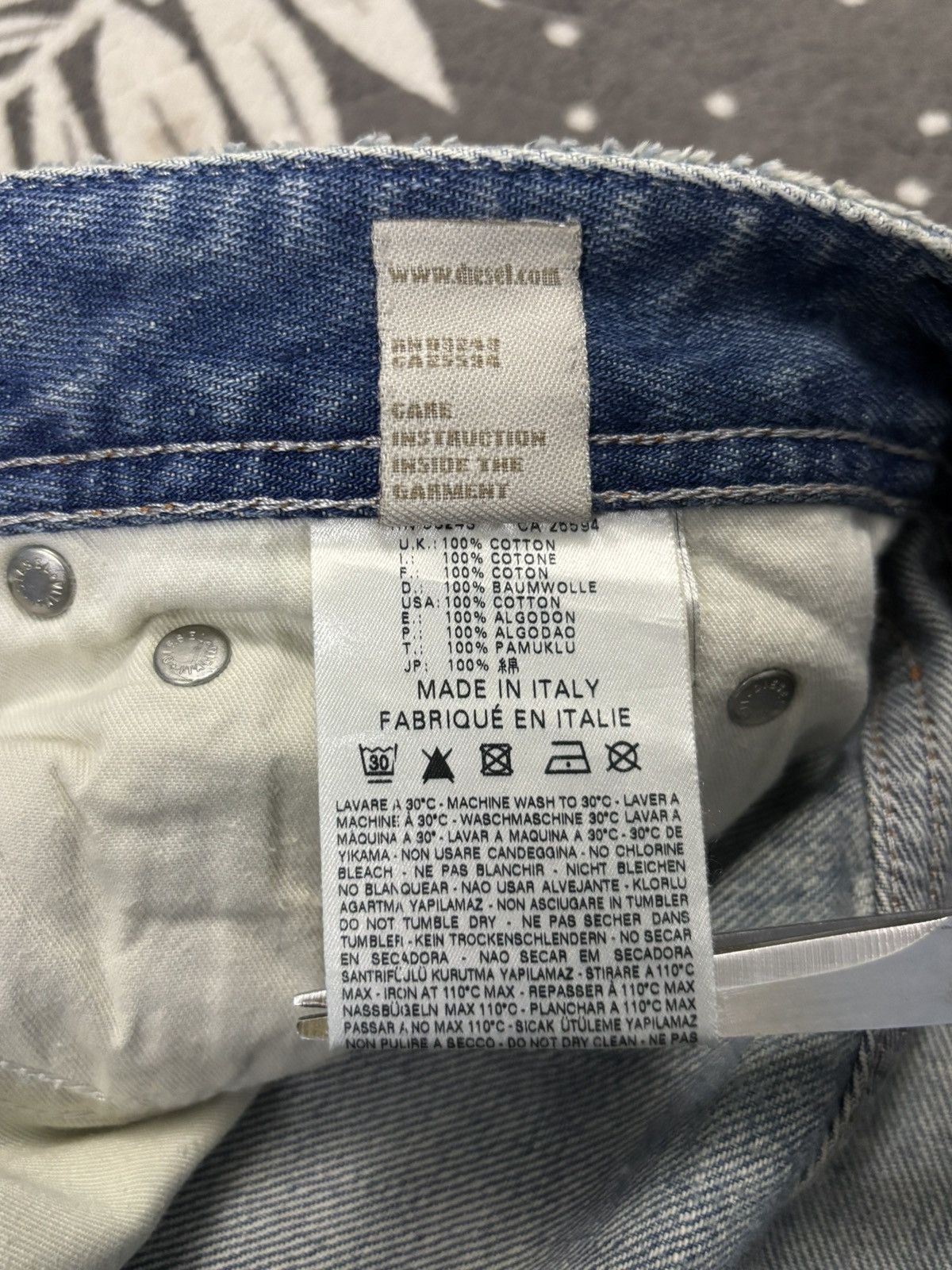 Diesel Vintage Diesel Industry Zatiny Flare Distressed Grunge Jeans Size US 29 - 19 Thumbnail