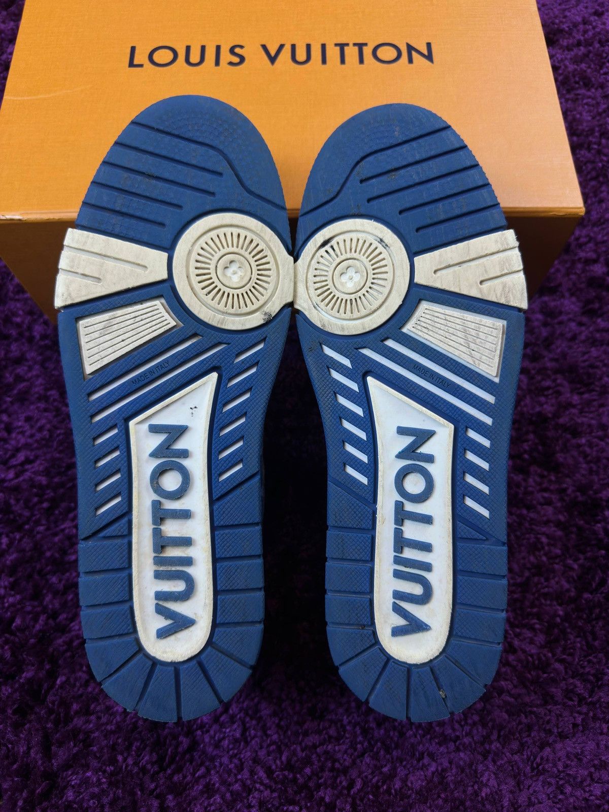 Louis Vuitton Louis Vuitton Trainer Blue Denim Size US 8.5 / EU 41-42 - 4 Thumbnail