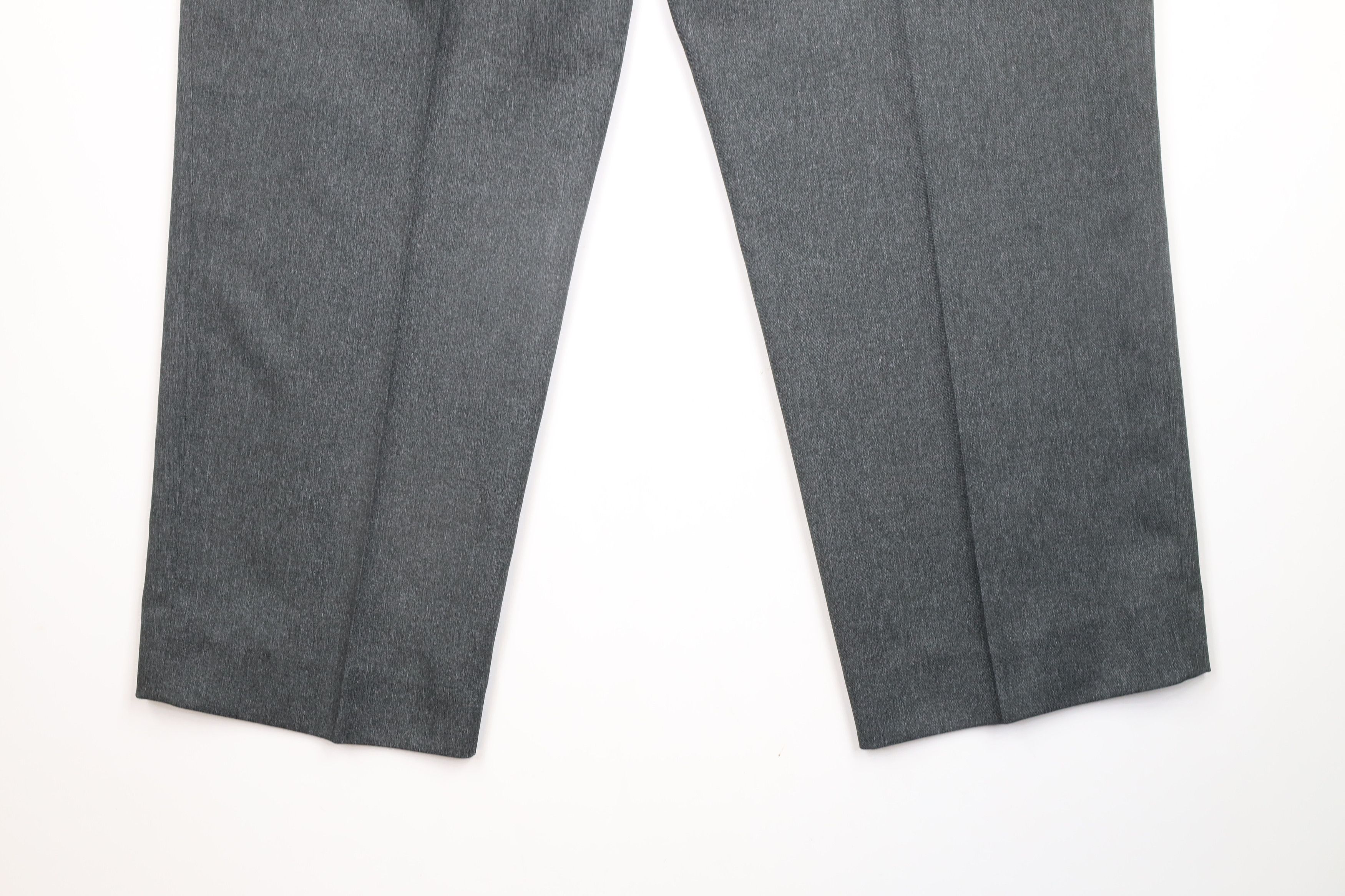 Levi's × Vintage Vintage 90s Levis Knit Wide Leg Chino Pants Heather Gray Size US 42 / EU 58 - 11 Thumbnail