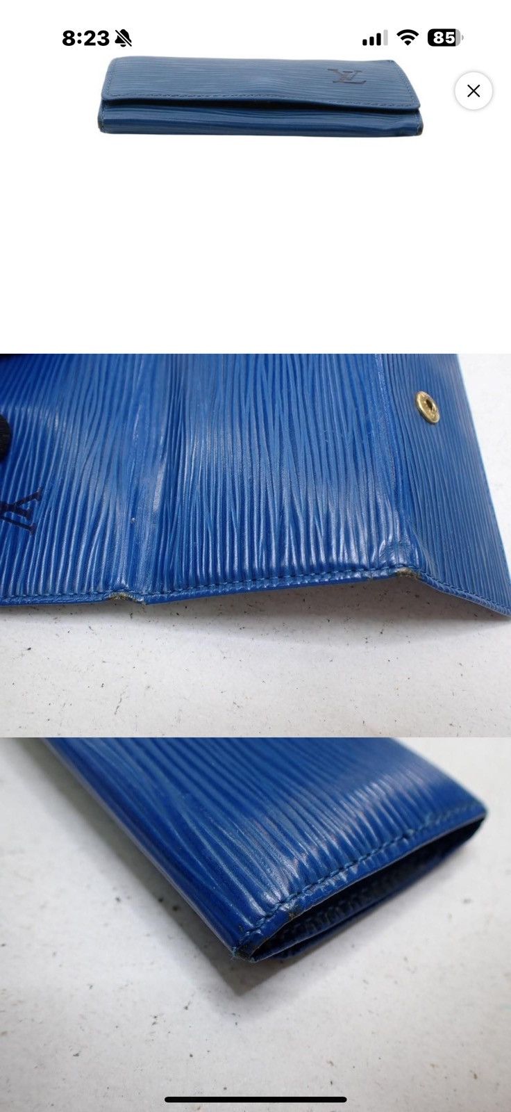 Louis Vuitton Louis Vuitton Epi Blue Key Wallet (4) Size ONE SIZE - 2 Thumbnail