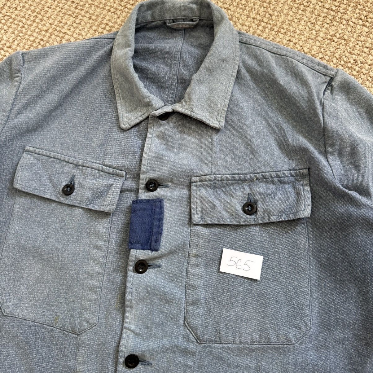 Le Laboureur French vintage sun faded repaired works jacket Size US L / EU 52-54 / 3 - 11 Thumbnail