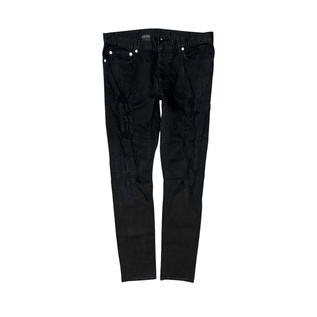 Dior × Hedi Slimane SS04 Dior Homme Strip Waxed Distressed Destroy