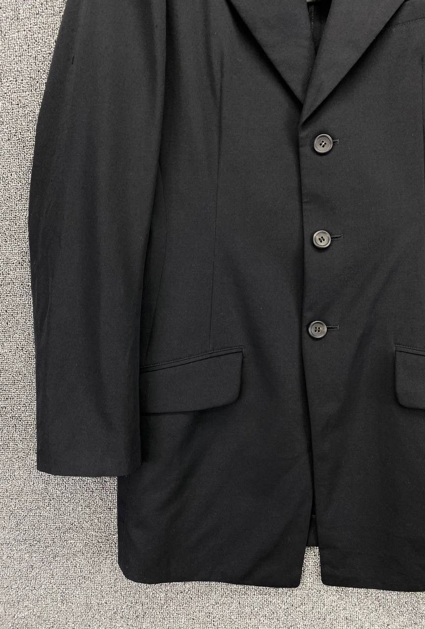 Yohji Yamamoto Vintage Yohji Yamamoto Wool Coats Long Jacket Size US S / EU 44-46 / 1 - 7 Thumbnail