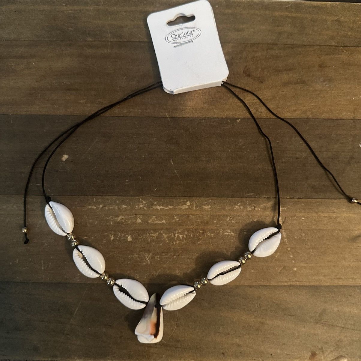 Other Cowrie shell adjustable necklace Size ONE SIZE - 2 Thumbnail