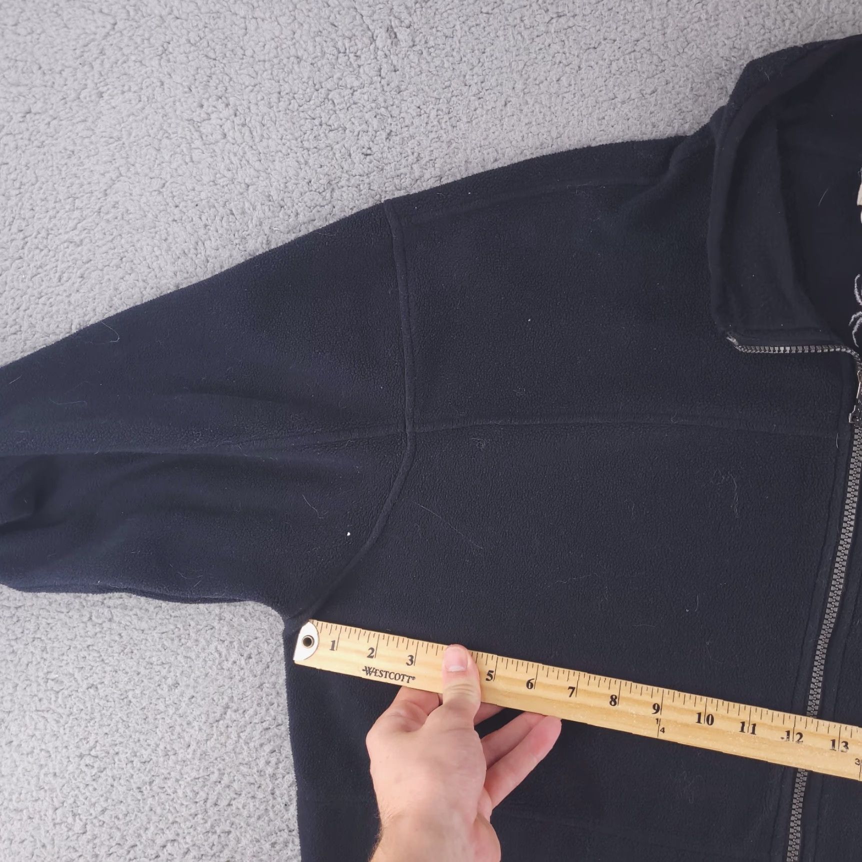 Spyder Spyder Sweater Mens L-XL Black Fleece Zip Relaxed Polyester Jacket Size US L / EU 52-54 / 3 - 7 Thumbnail