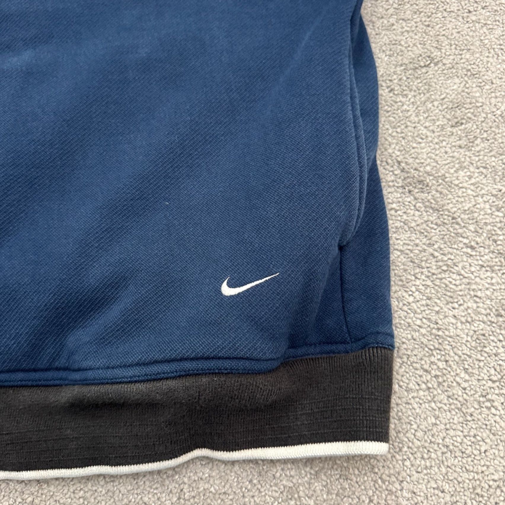 Nike VINTAGE Nike Full Zip Sweatshirt Mens XL Navy Blue Swoosh Heavyweight Fashion: 90s Outdoor Sports Shirt Hoodie? Size US XL / EU 56 / 4 - 4 Thumbnail