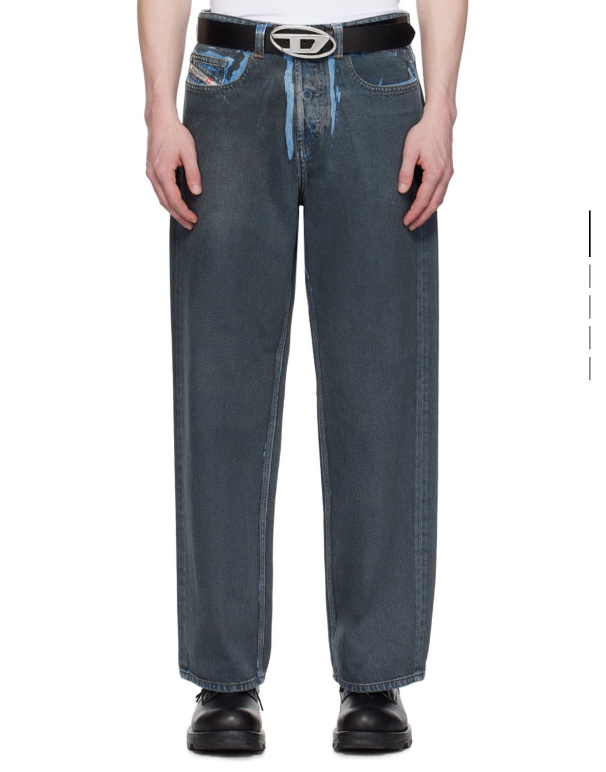Diesel Diesel gray 2001d-macro-s jeans Size US 32 / EU 48 - 1 Thumbnail