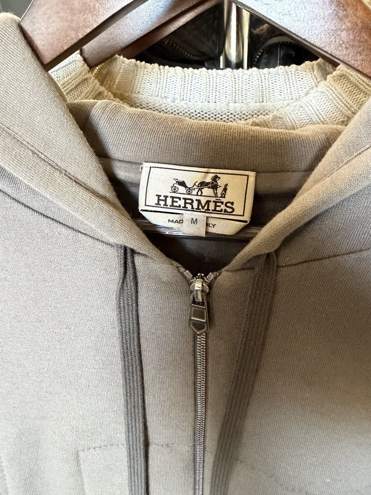 Hermes Hermes Lined Zip-Up Hoodie Size US M / EU 48-50 / 2 - 7 Thumbnail