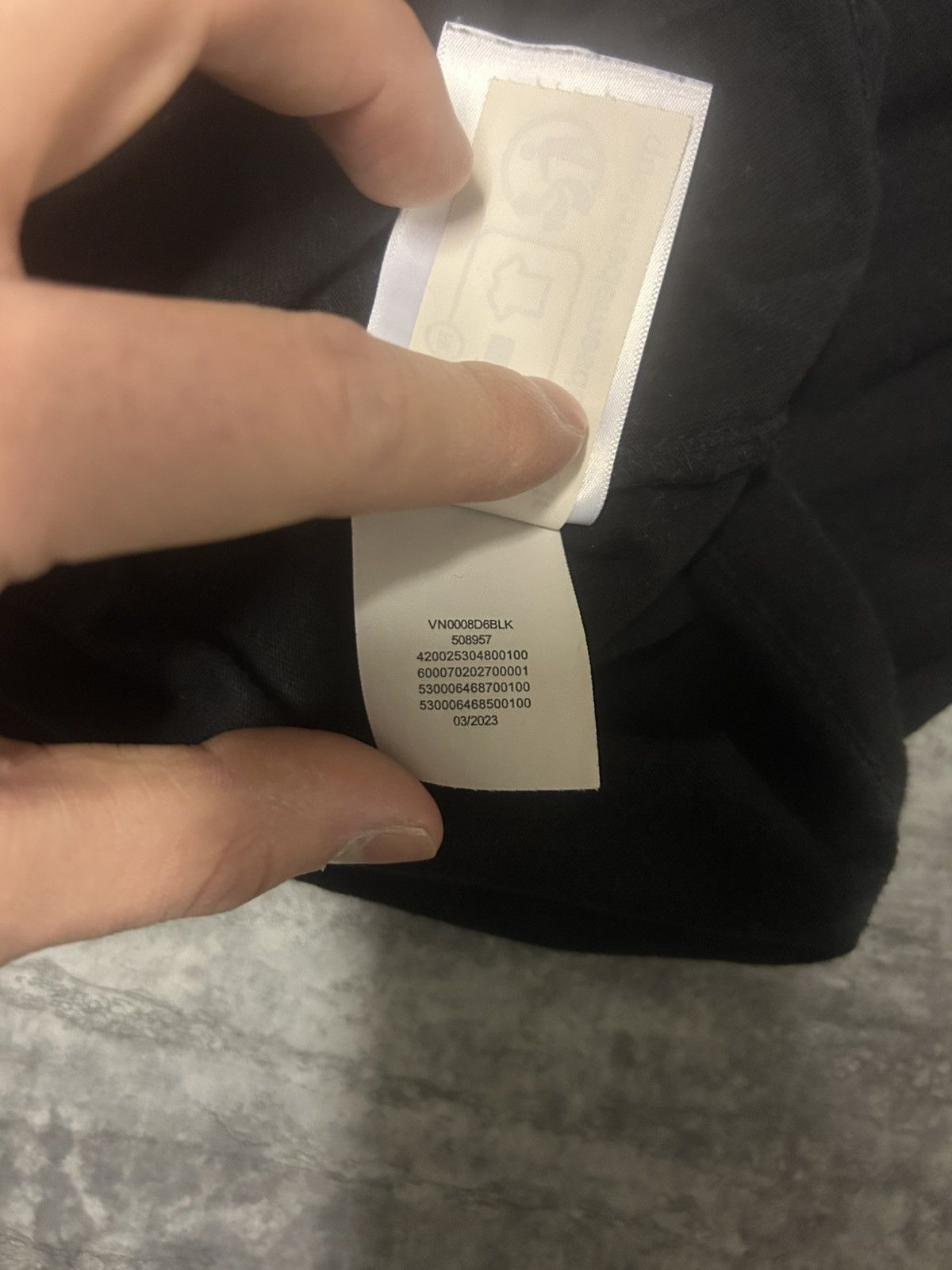 Palace Palace x Vans Low Black Tee - Size Large Size US L / EU 52-54 / 3 - 11 Thumbnail