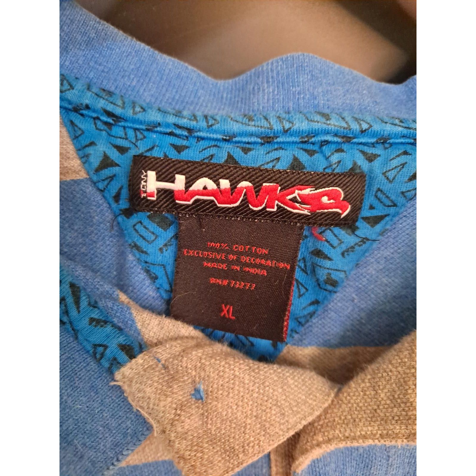 Hawk Hawk Blue and Gray Polo Size XL Size US XL / EU 56 / 4 - 3 Thumbnail