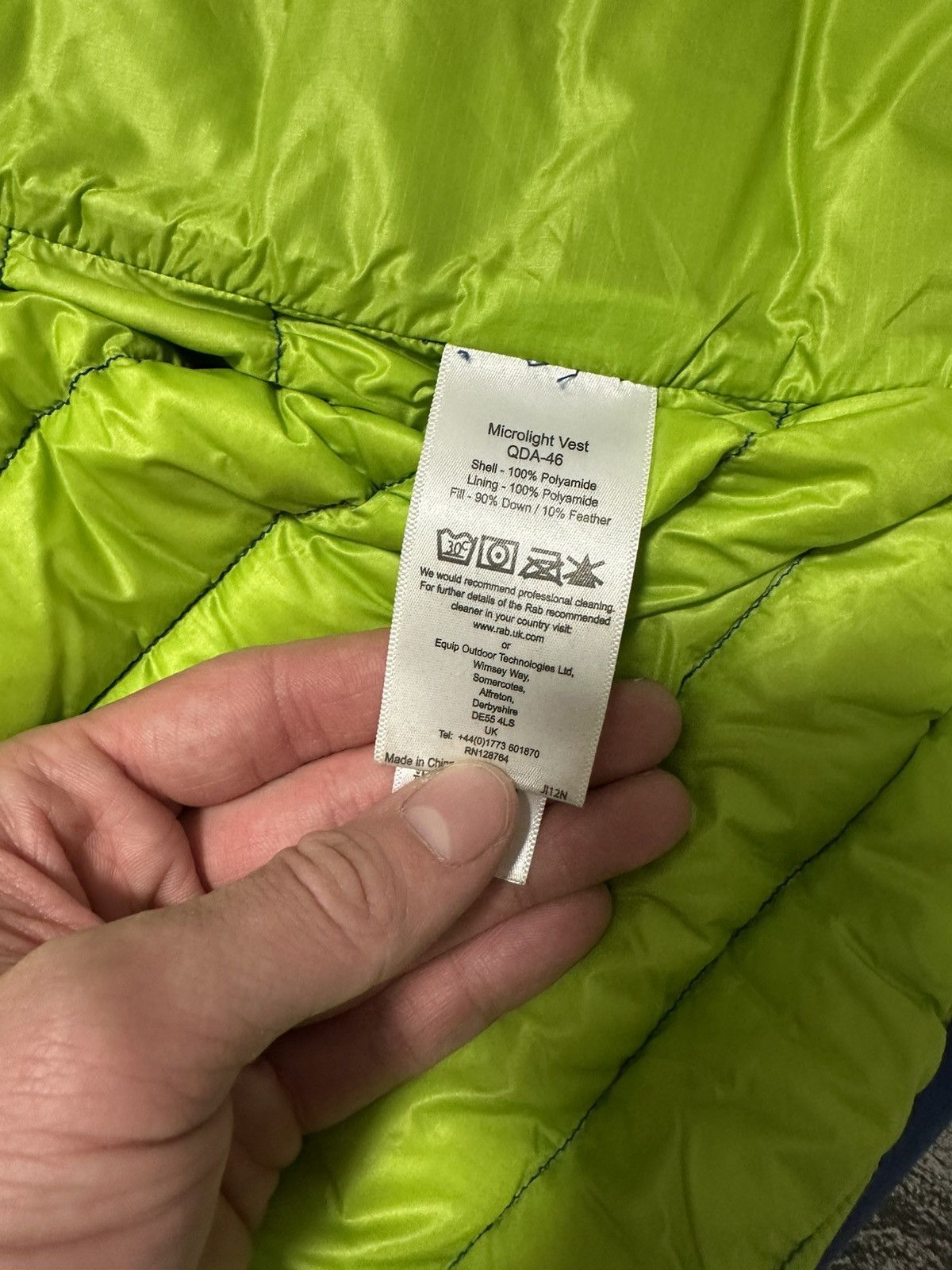 Rab Rab Microlight Pertex Outdoor Mens Gorpcore Mini Logo Size US XXL / EU 58 / 5 - 5 Thumbnail