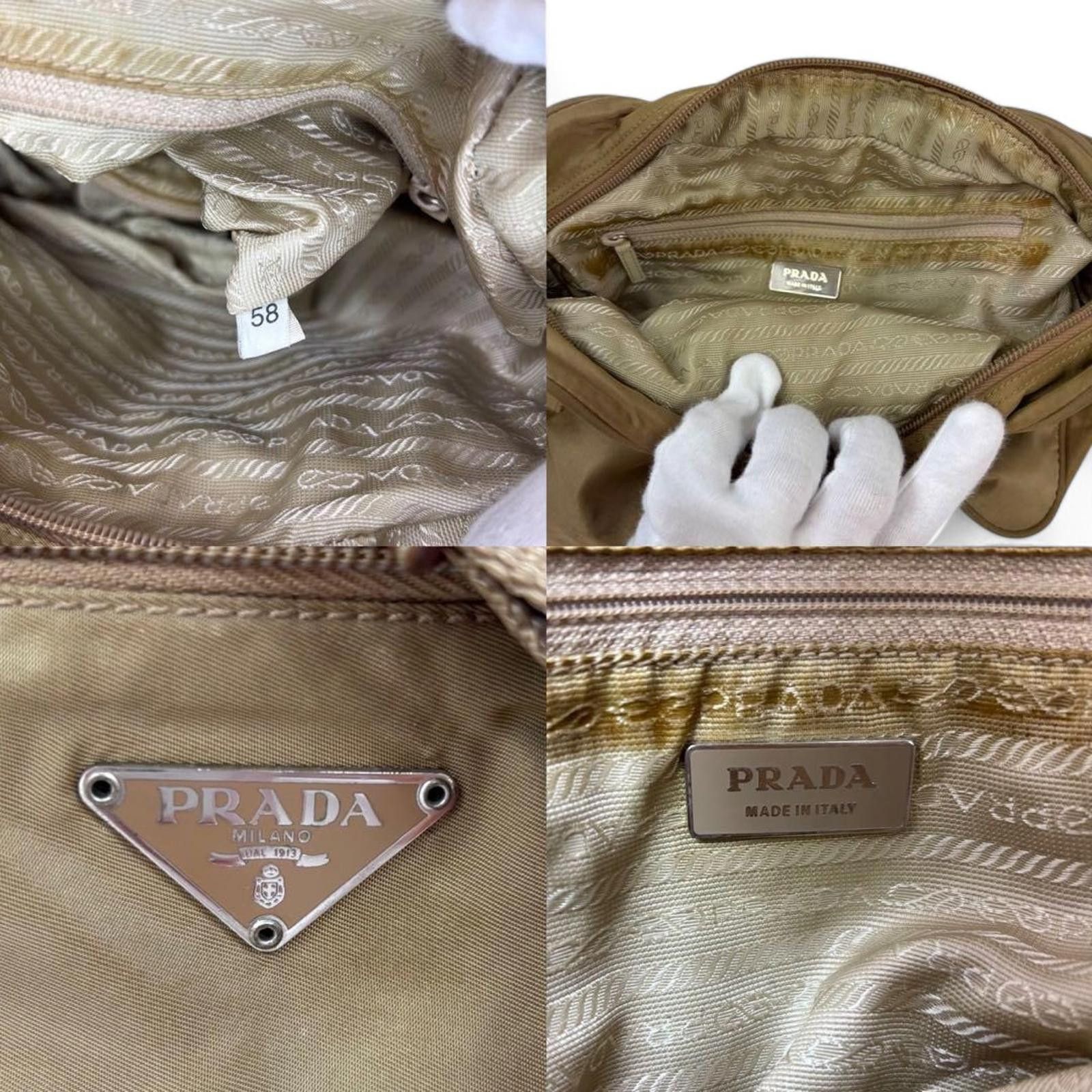 Prada Prada - Satchel Crossbody Beige Shoulder Bag Size ONE SIZE - 8 Thumbnail
