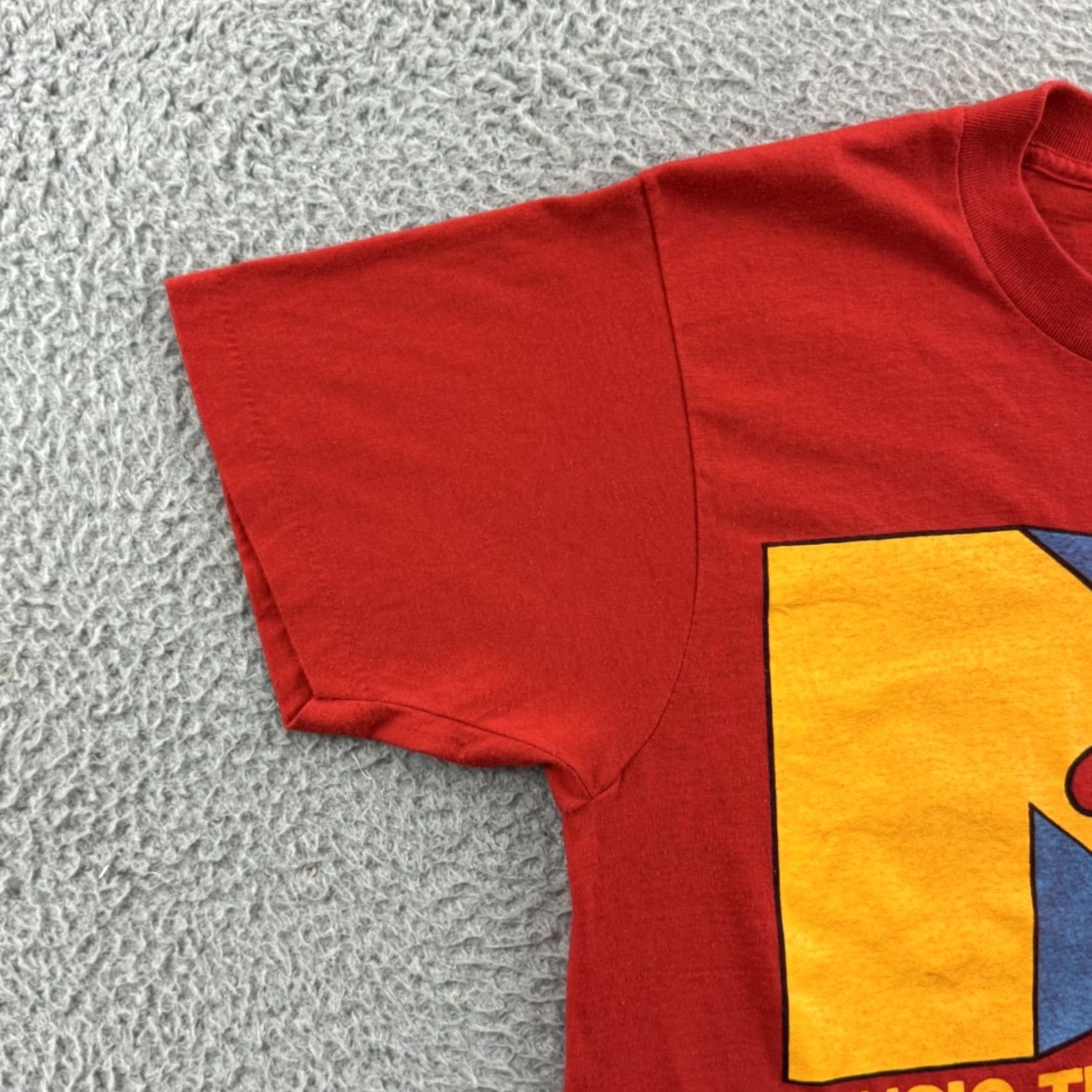 Vintage VINTAGE MTV Shirt Mens Screen Stars Medium Red Music Short Sleeve Graphic Print Band TV USA Size US M / EU 48-50 / 2 - 4 Thumbnail