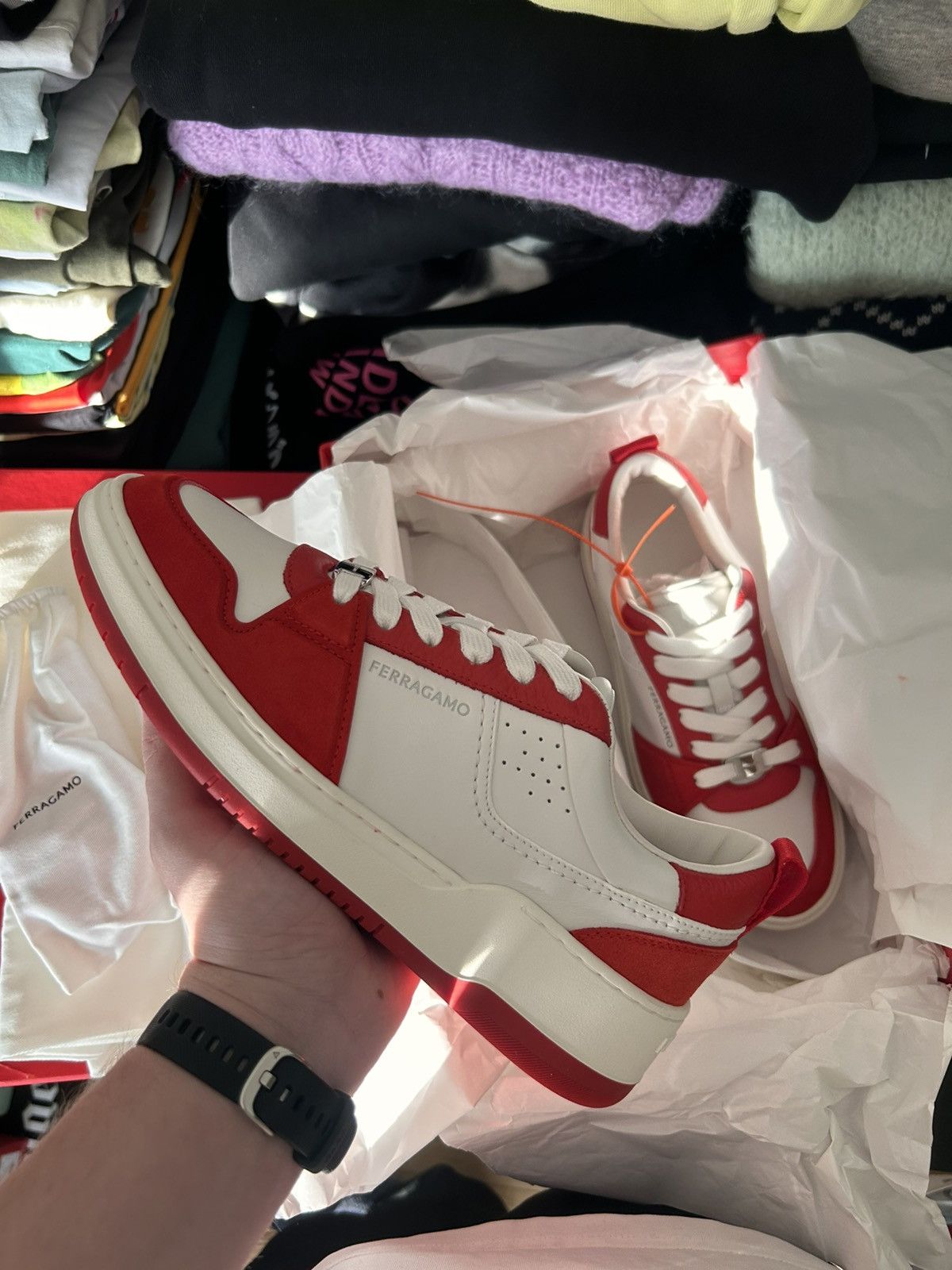 Salvatore Ferragamo Ferragamo “Dennis” Sneakers Size US 6 / EU 39 - 7 Thumbnail