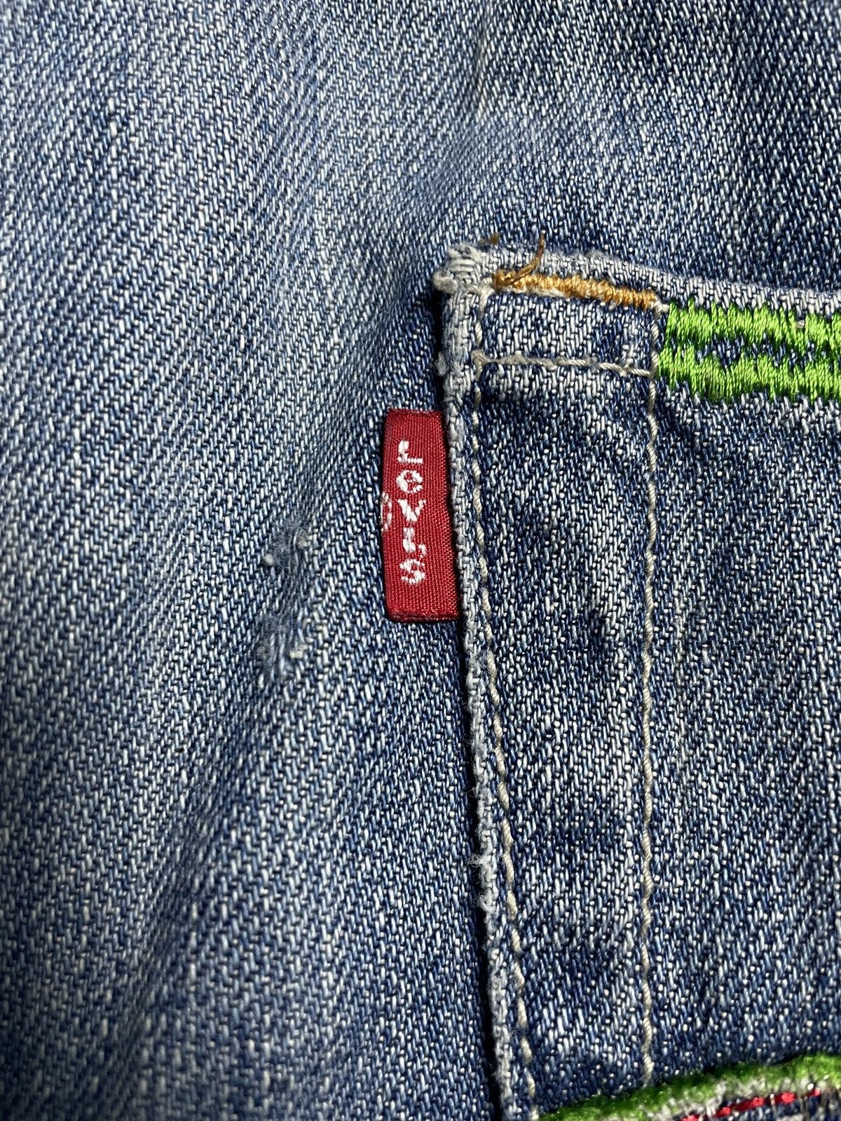 CLOT × Levi's Clot X Levi’s 501 Crash Patch Denim Pants Size US 36 / EU 52 - 25 Thumbnail