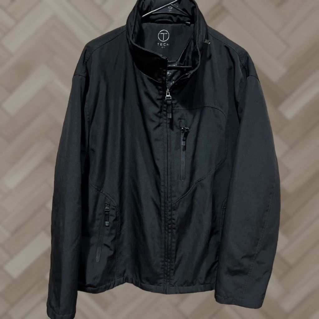 Tumi TUMI T Tech Jacket XXL Men’s Black Soft Shell Hooded Zip Up Travel Casual Size US XXL / EU 58 / 5 - 1 Thumbnail