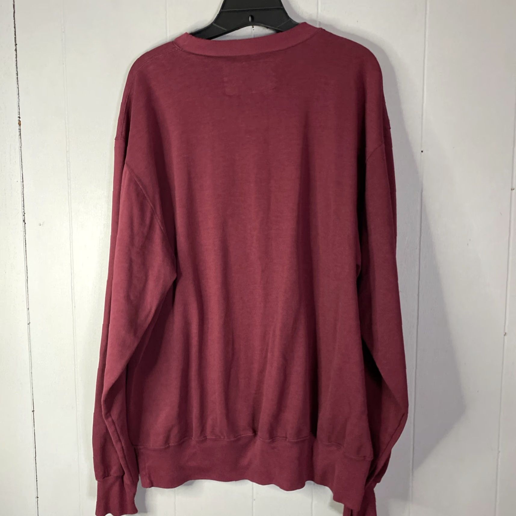 Champion VINTAGE Champion Sweatshirt Crewneck Mens XL Maroon Red Fade 90s Pullover Size US XL / EU 56 / 4 - 7 Thumbnail