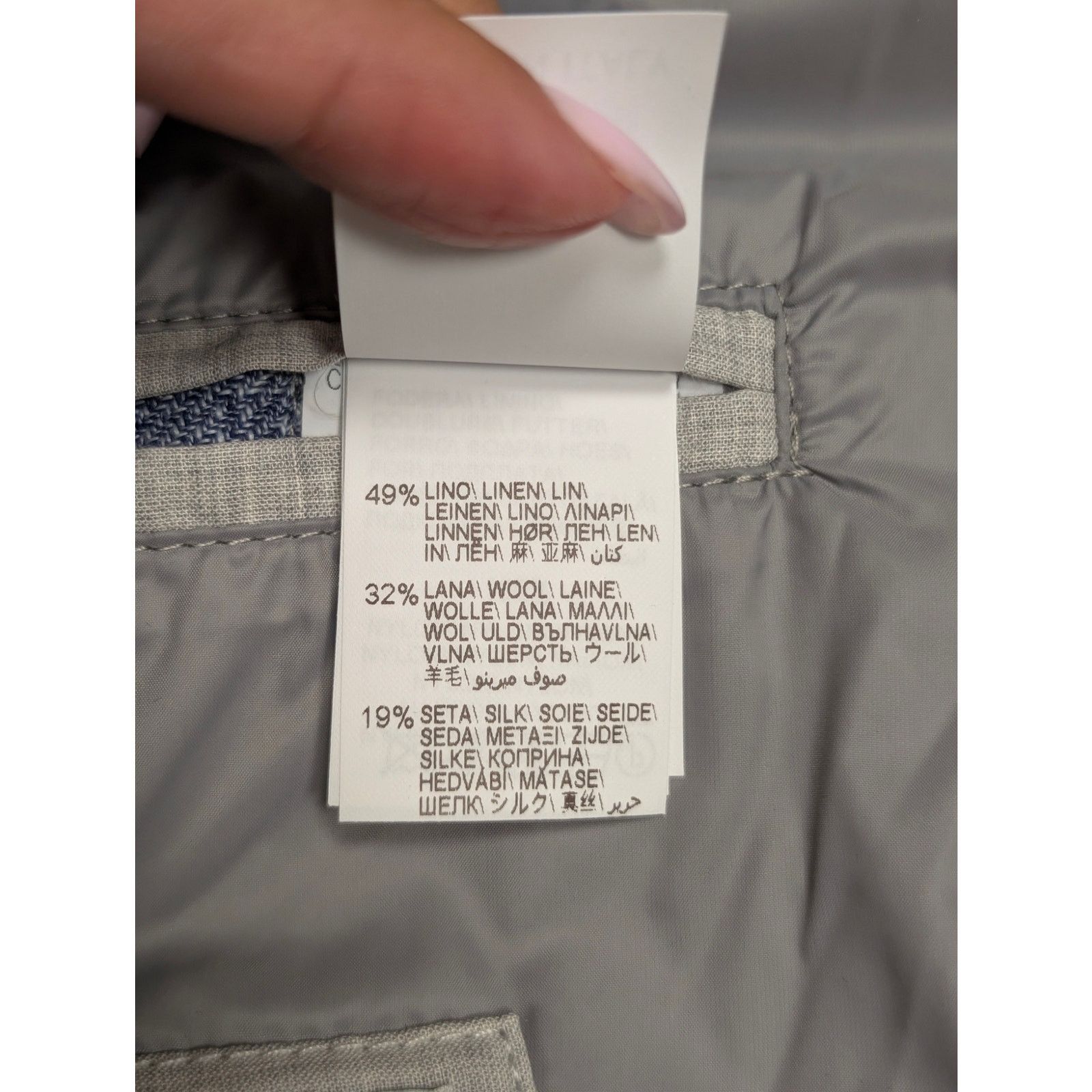 Brunello Cucinelli NWT Brunello Cucinelli Blue Linen Wool Silk Hooded Vest XXL Size US XXL / EU 58 / 5 - 5 Thumbnail