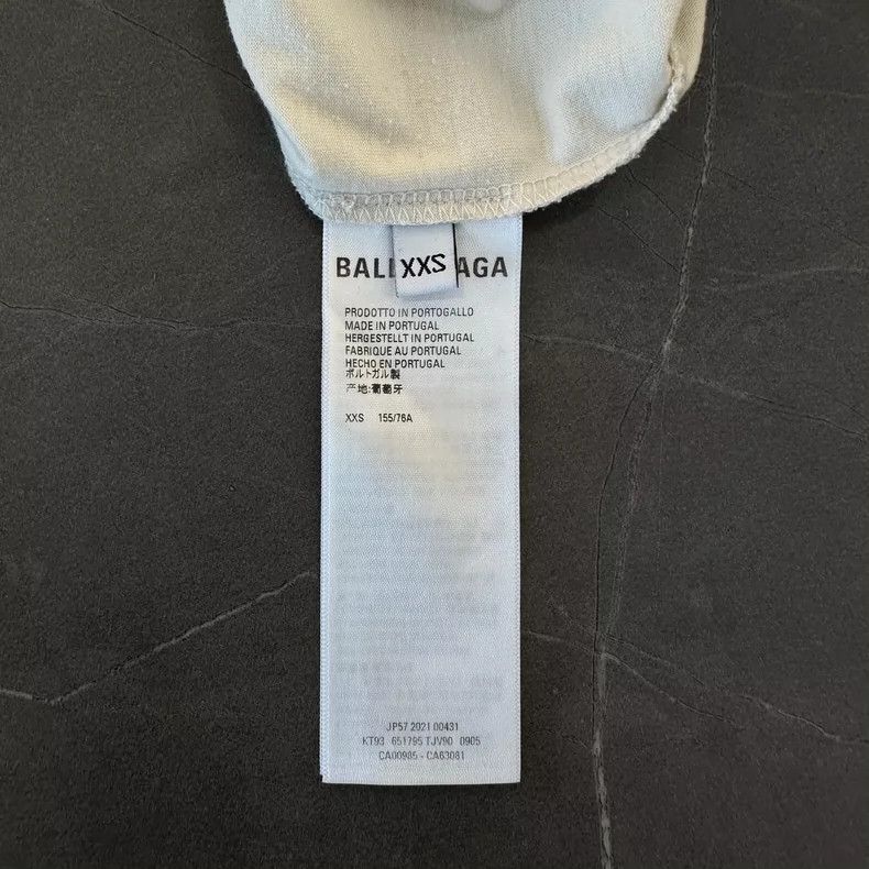 Balenciaga Balenciaga White letter short sleeve Size US XXS / EU 40 - 6 Thumbnail