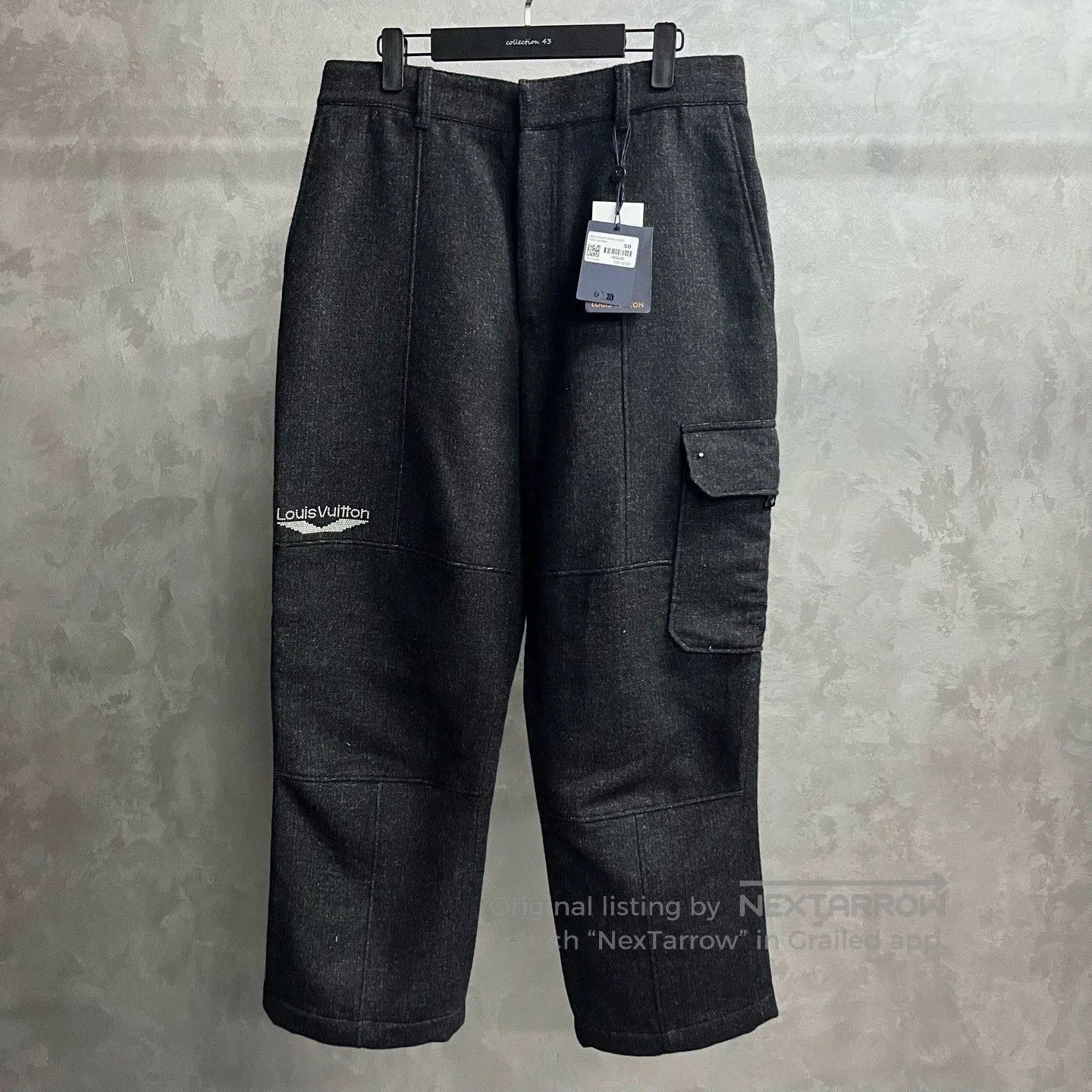 Louis Vuitton gray casual straight-leg pants by louis vuitton. Size US 34 / EU 50 - 1 Thumbnail