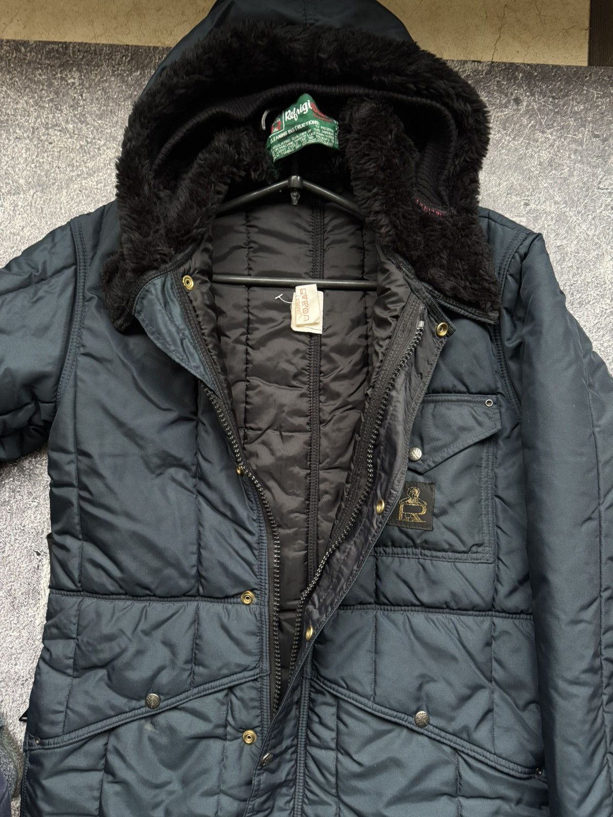 Refrigiwear REFRIGIWEAR waterproof Coverall Suit With Hood Navy Small Size US 32 / EU 48 - 8 Thumbnail
