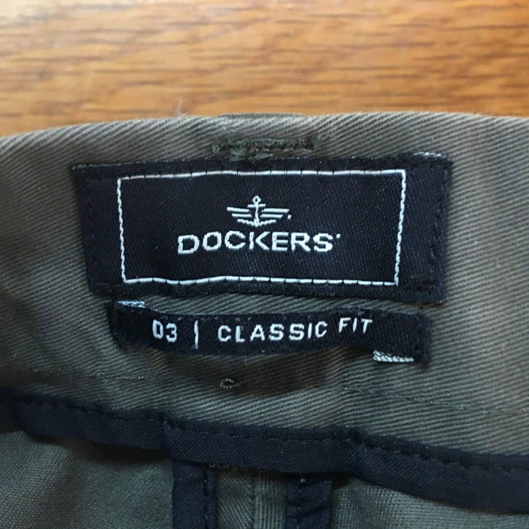 Dockers DOCKERS Mens Dress Pants Gray 38X29 Classic Fit Straight Leg High Rise Pants Size US 38 / EU 54 - 4 Thumbnail
