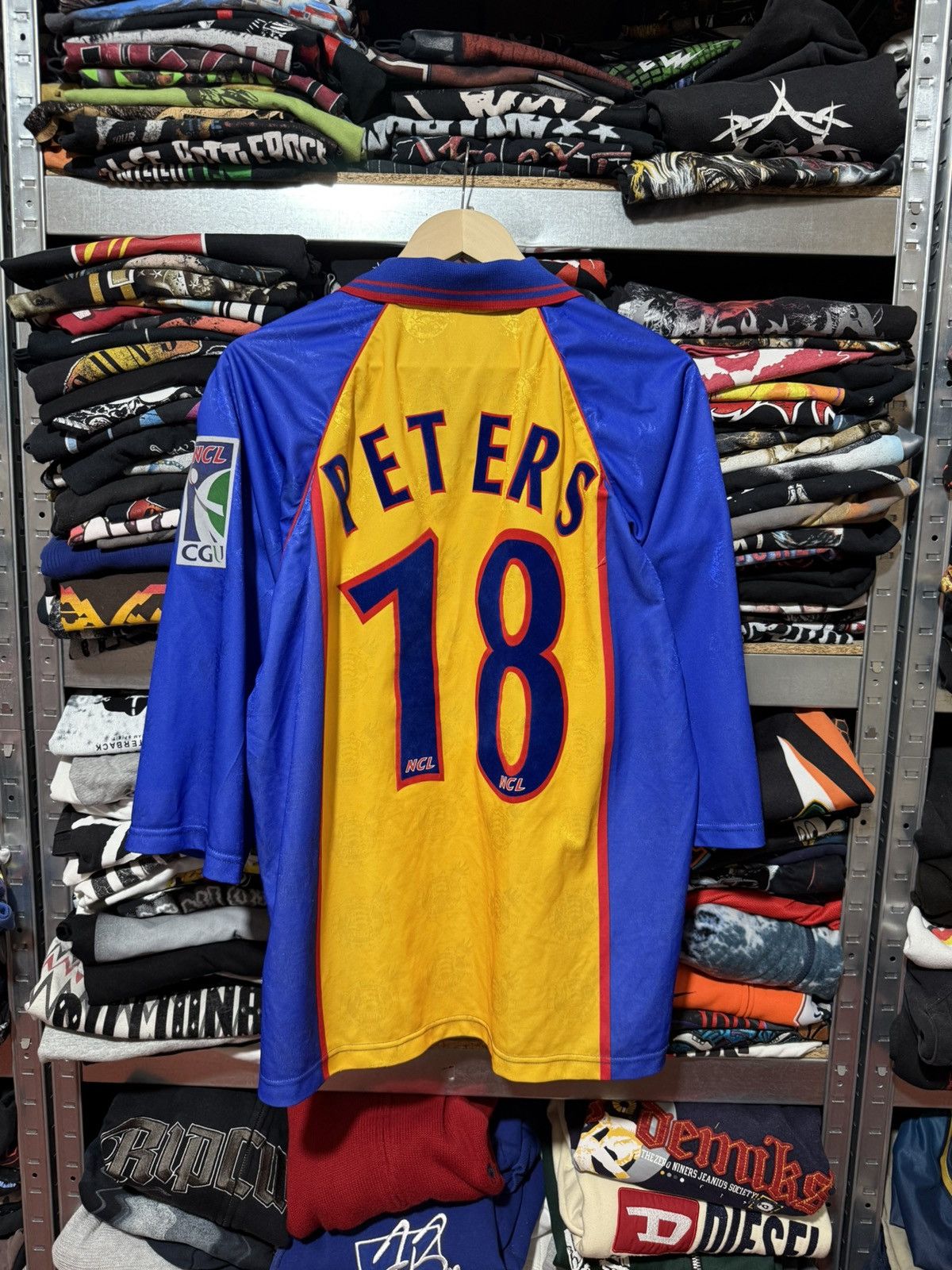 Vintage Vintage Essex Eagles Petters #18 Match Worn Cricket Jersey Size US XL / EU 56 / 4 - 1 Thumbnail