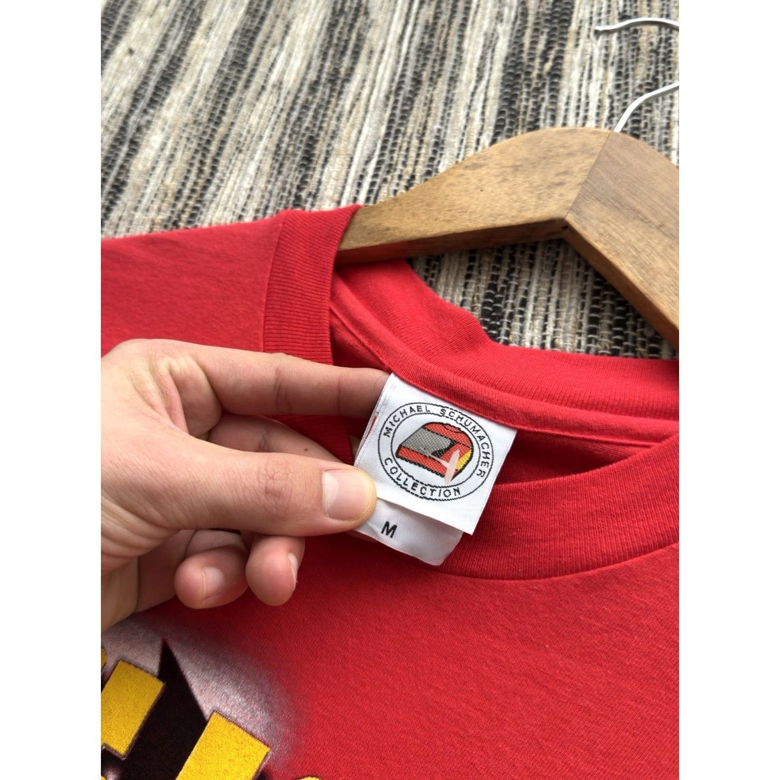 Vintage VINTAGE Michael Schumacher Race To Win Racing T-Shirt Red M Mens Size US M / EU 48-50 / 2 - 5 Thumbnail