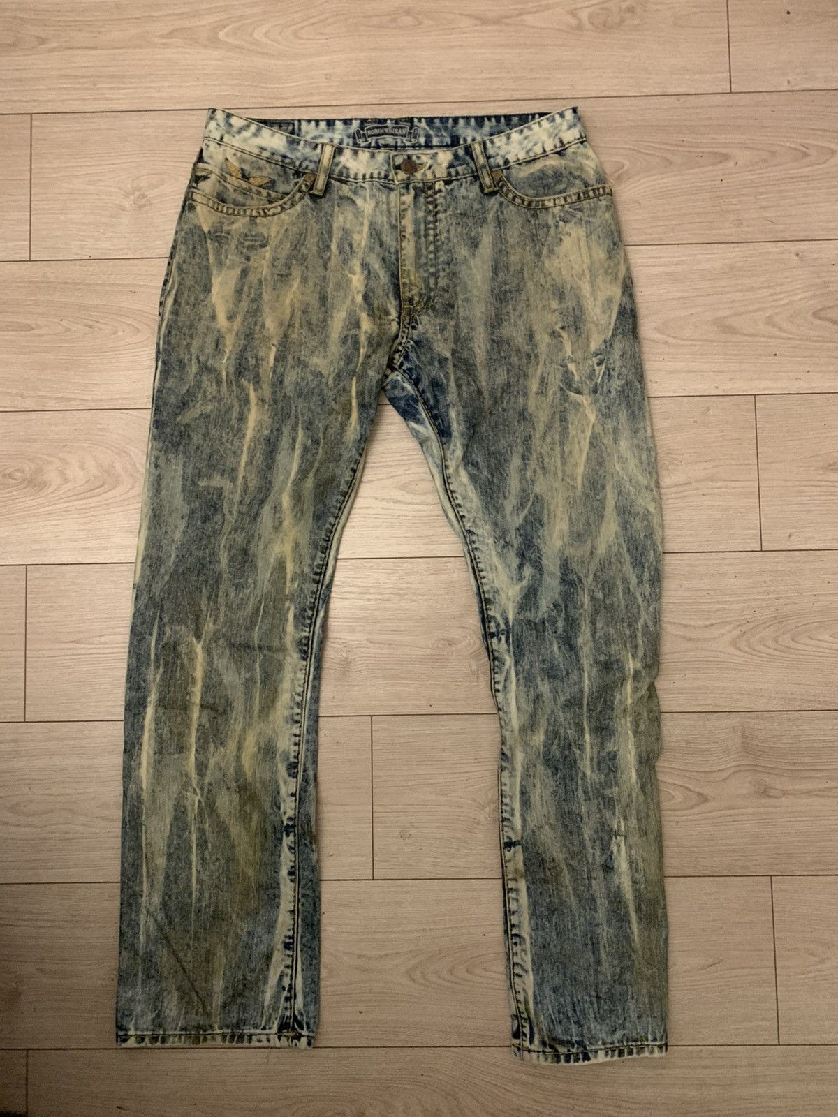 Robins Jeans *RARE* Robins Jeans W38 striped Silver Diamnods Size US 38 / EU 54 - 2 Thumbnail