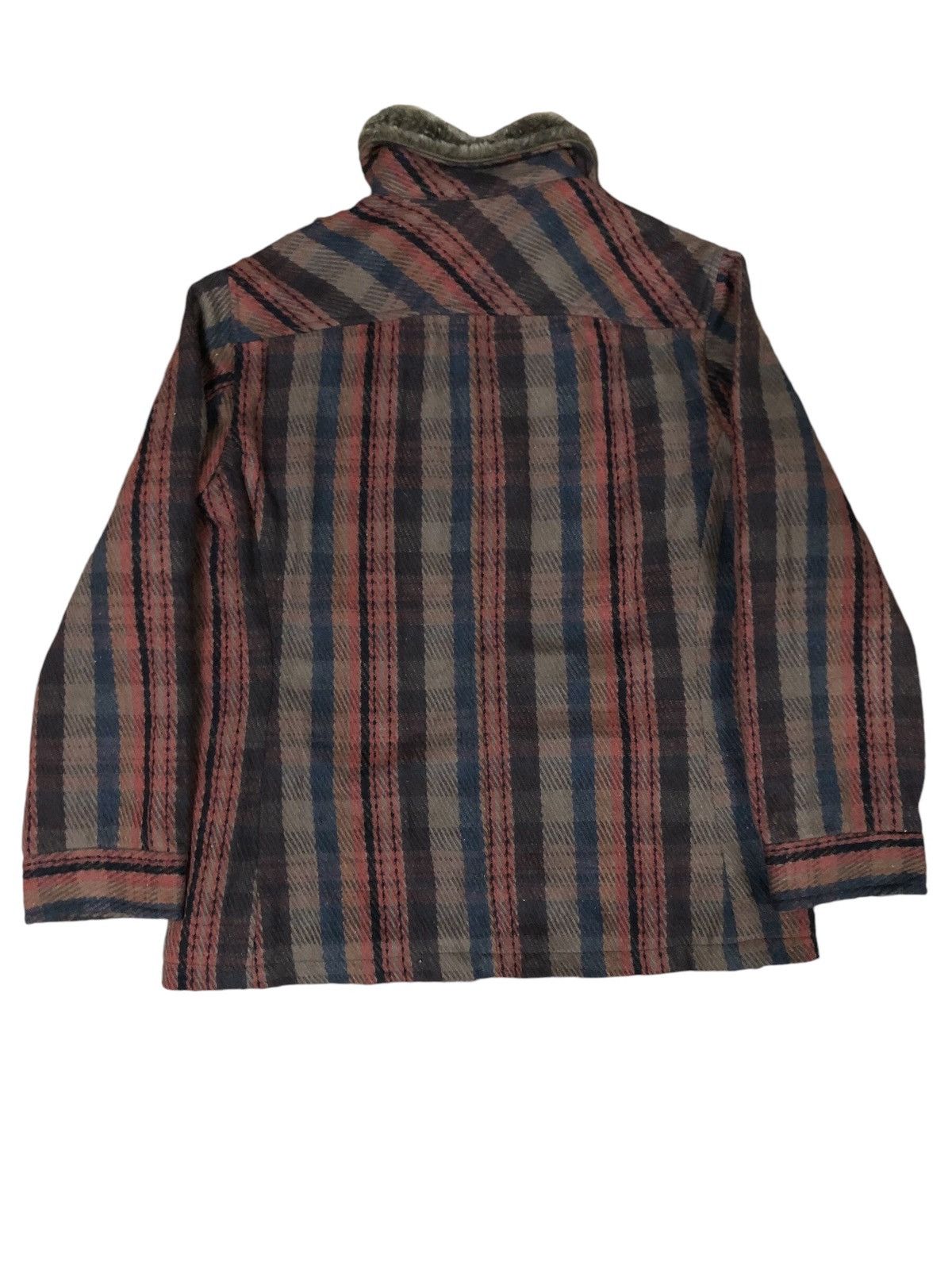 Kansai Yamamoto Kansai Jeans Stripe Wool Jacket Size US M / EU 48-50 / 2 - 2 Thumbnail