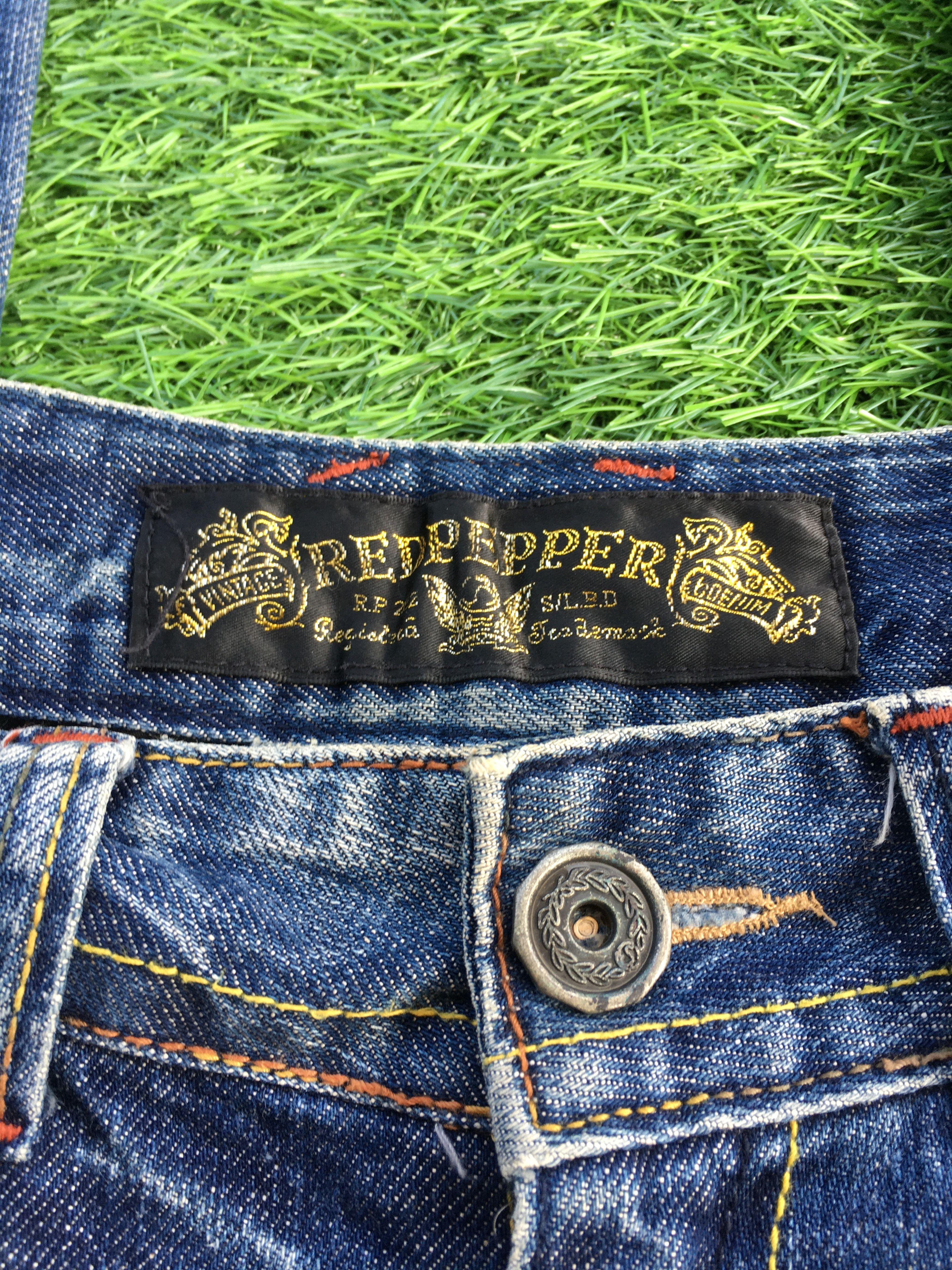 Japanese Brand Japanese Lightning Bolt Low Rise Jeans D-1182 Size 24" / US 00 / IT 34 - 9 Thumbnail