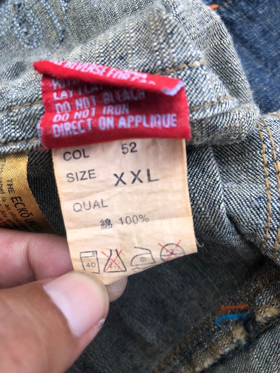 Ecko Unltd. Vintage Ecko Unltd. Zipper Denim Jacket Size US L / EU 52-54 / 3 - 5 Thumbnail