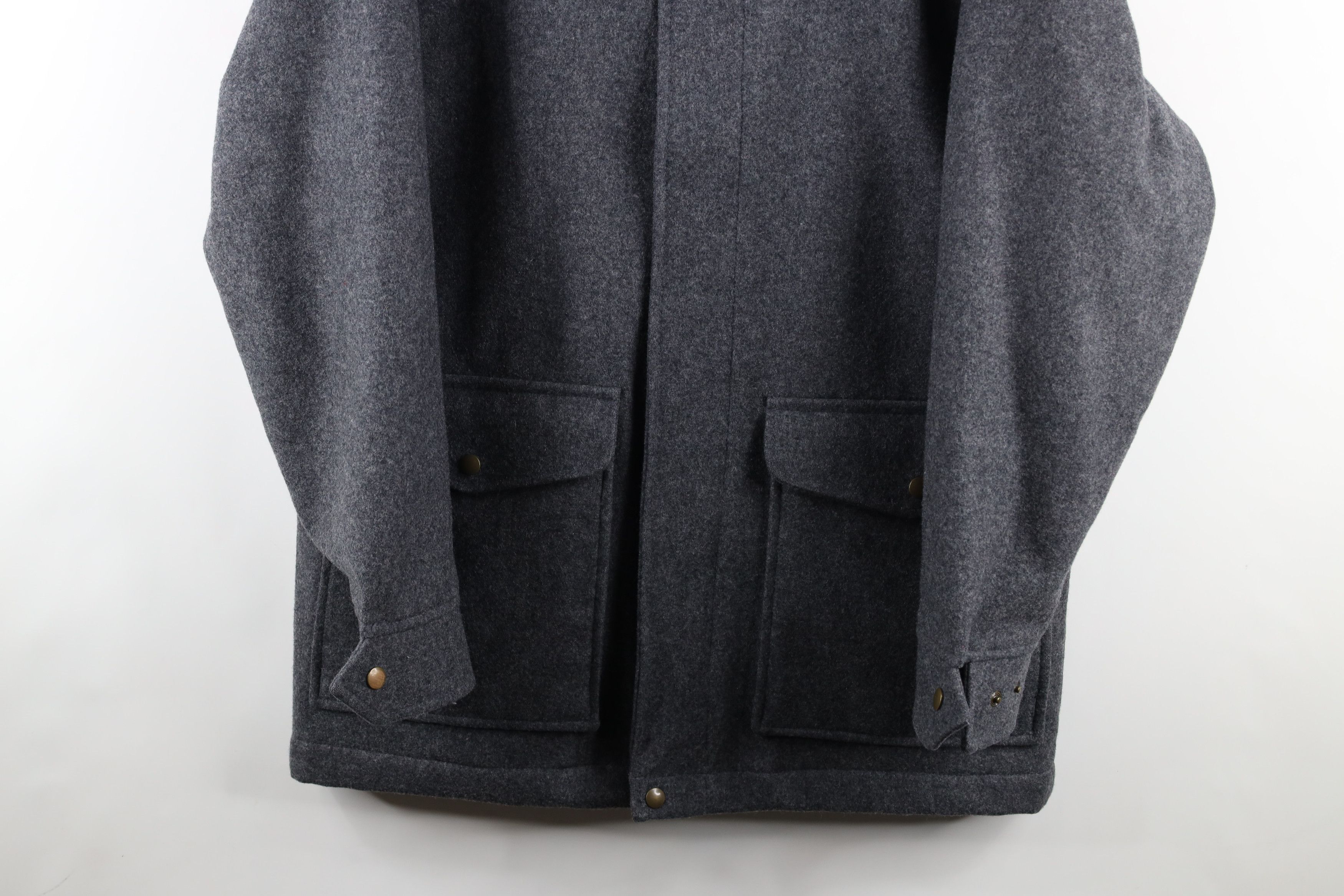 Pendleton × Vintage Vintage 90s Pendleton Wool Full Zip Jacket Heather Gray USA Size US M / EU 48-50 / 2 - 3 Thumbnail