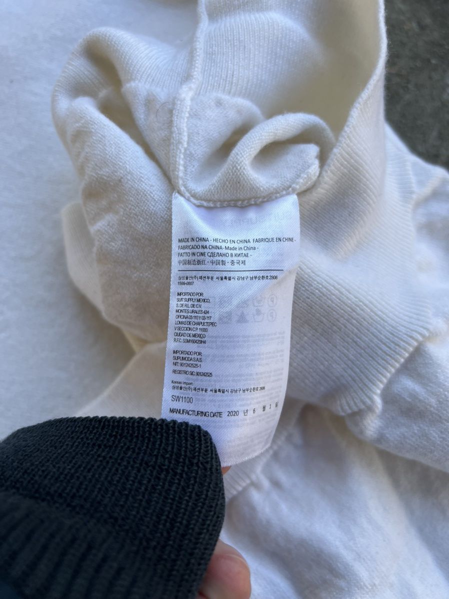 Suitsupply Suitsupply Merino Wool Sweater Cream Crew Neck Luxury Size US L / EU 52-54 / 3 - 7 Thumbnail