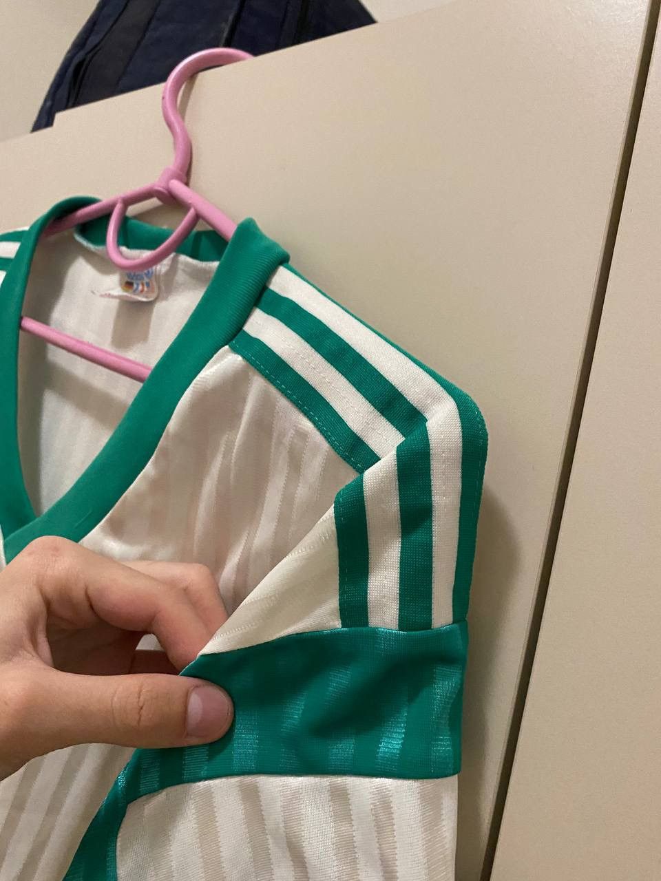 Adidas × Vintage Jeunesse Sportive Kairouanaise 1990-91 Away jersey Size US L / EU 52-54 / 3 - 9 Thumbnail