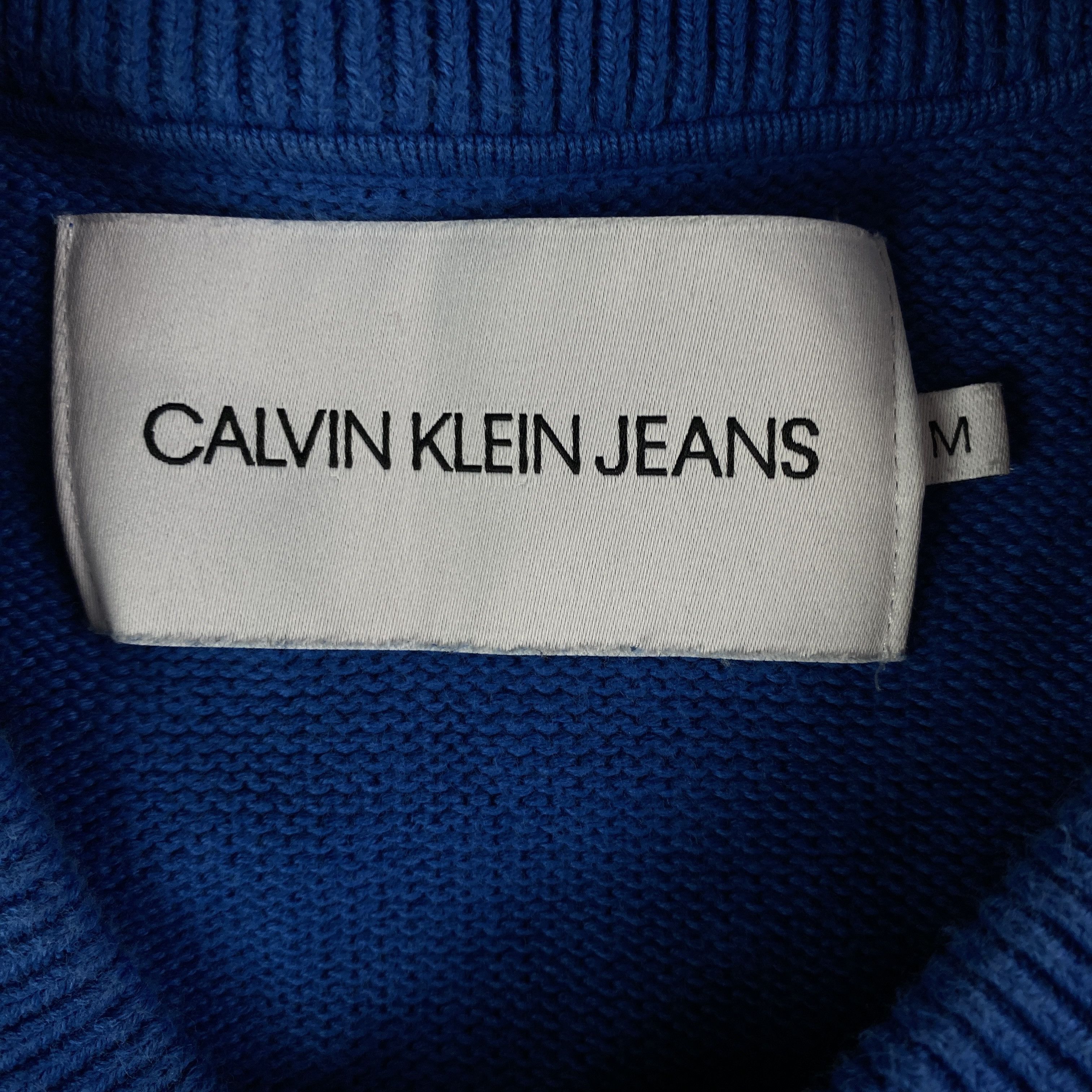 Calvin Klein Mens Vintage Sweater Calvin Klein Size M Blue Size US M / EU 48-50 / 2 - 4 Thumbnail