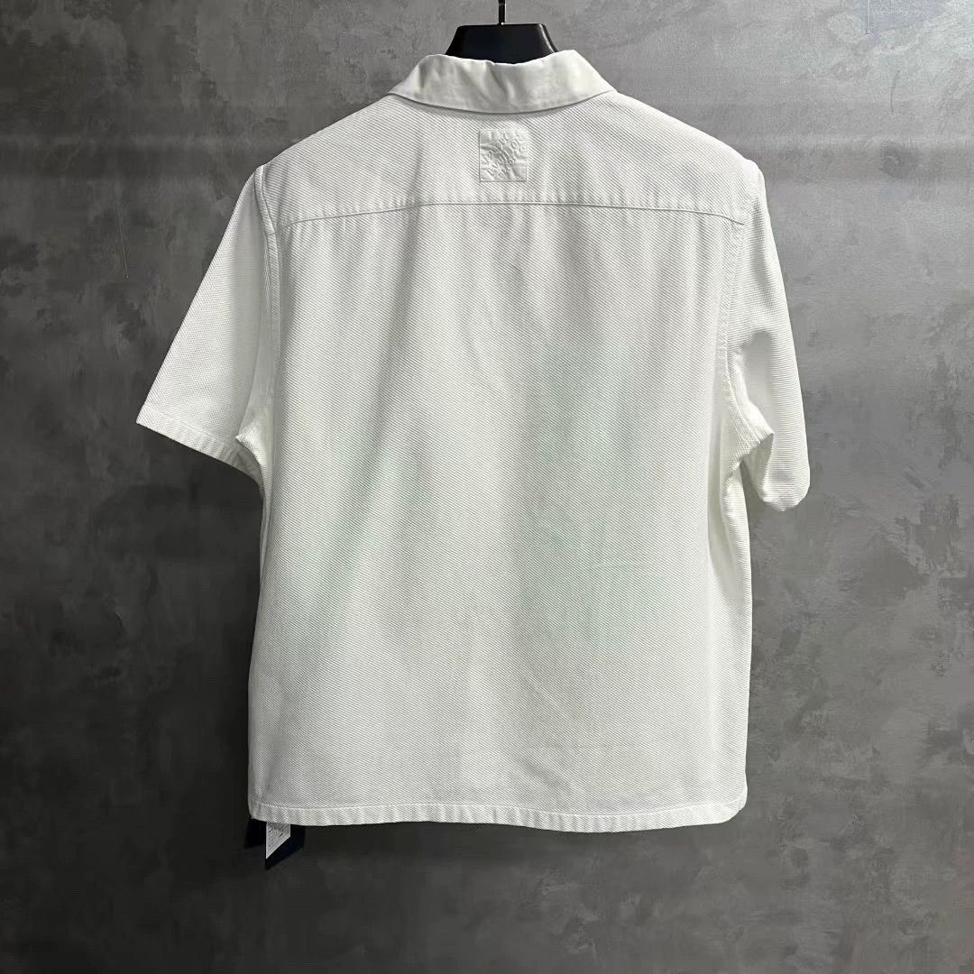 Louis Vuitton louis vuitton white short sleeve polo shirt Size US XL / EU 56 / 4 - 2 Thumbnail