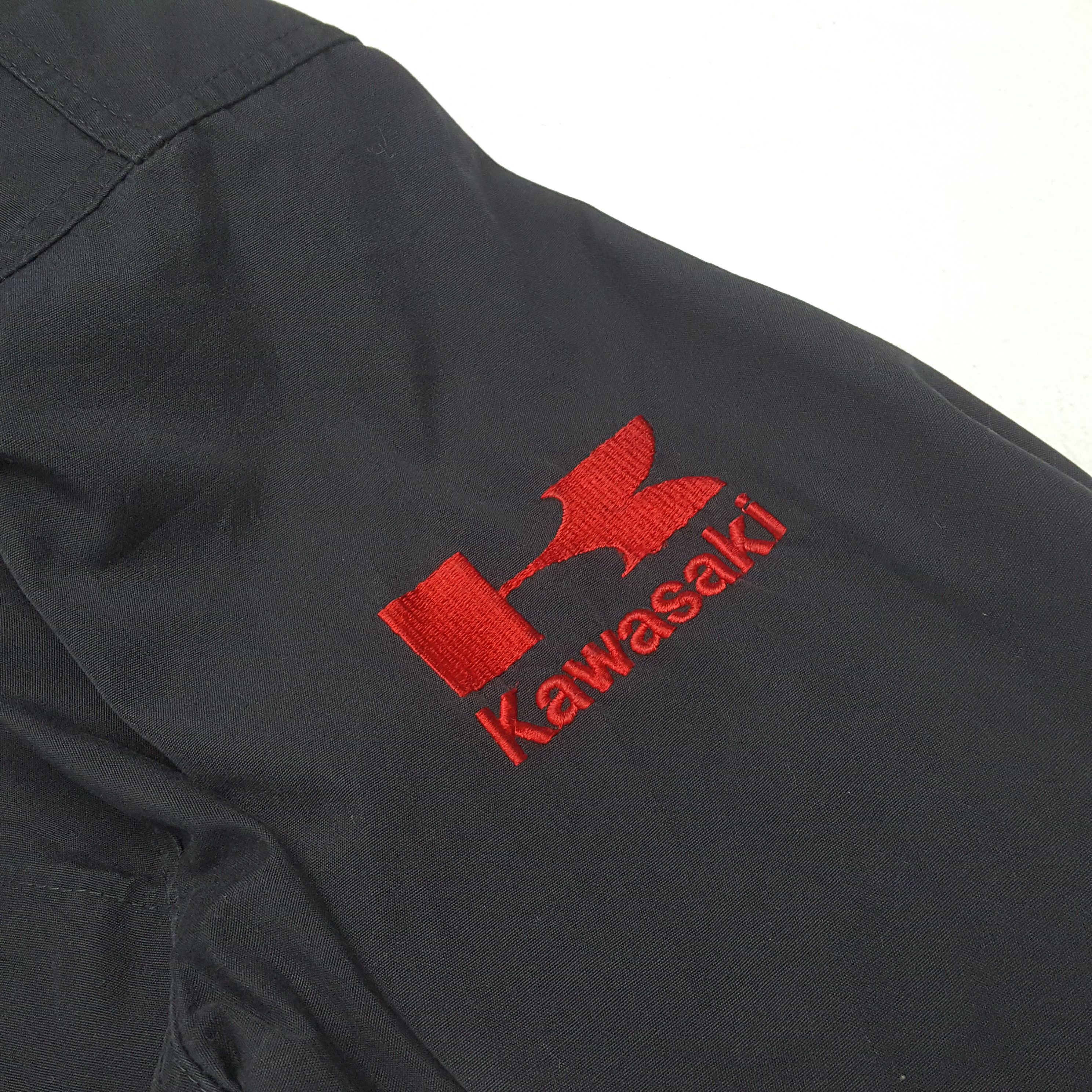 Japanese Brand × Vintage Vintage KAWASAKI Japanese Motorcycle Racing Jacket c282n30 Size US L / EU 52-54 / 3 - 8 Thumbnail