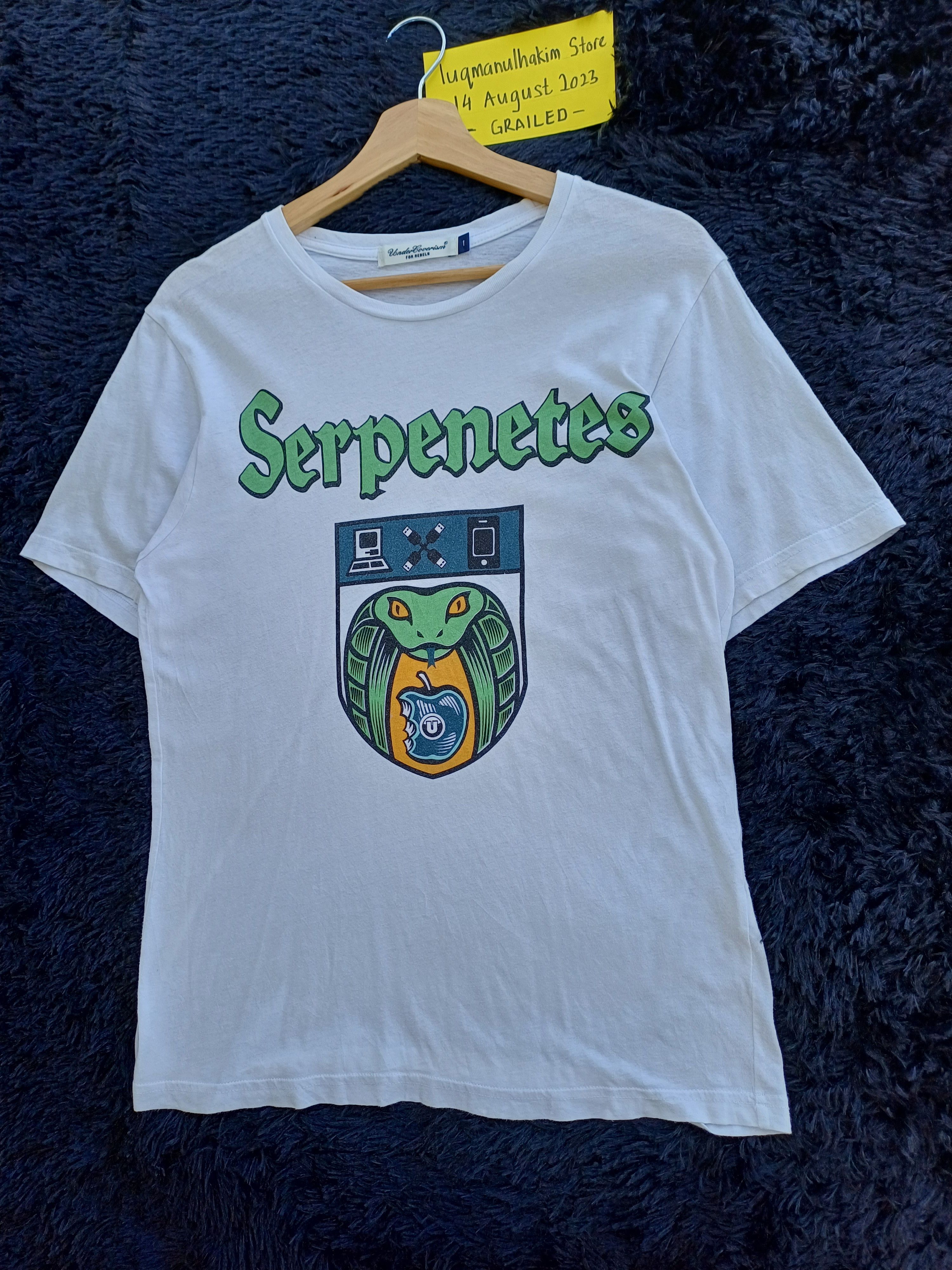 Undercover Undercoverism Serpenetes Early 2000s White T-Shirt Size US S / EU 44-46 / 1 - 3 Thumbnail
