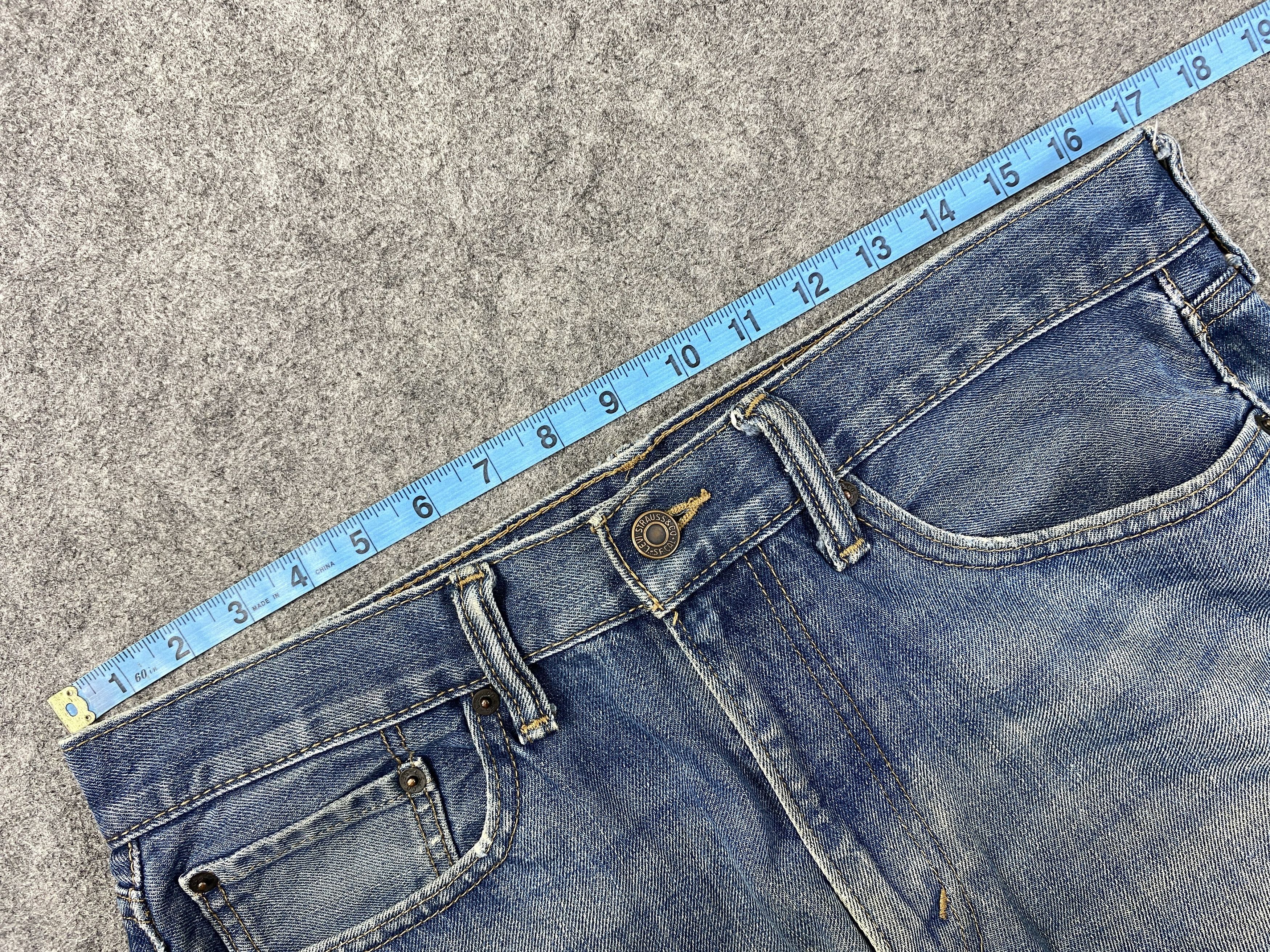 Levi's Dirty Used Blue Vintage Levi's 505 34x29.5 Denim -JN1858 Size US 34 / EU 50 - 5 Thumbnail